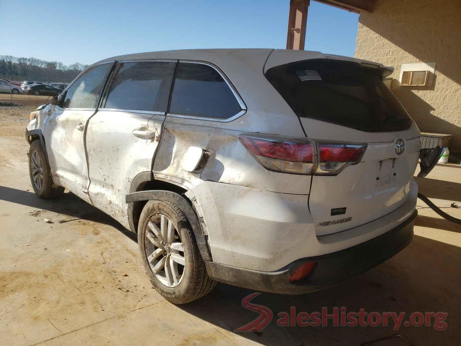 5TDZARFH4GS018109 2016 TOYOTA HIGHLANDER