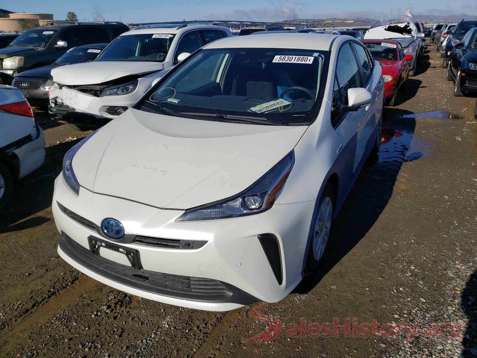 JTDKARFU1L3102950 2020 TOYOTA PRIUS