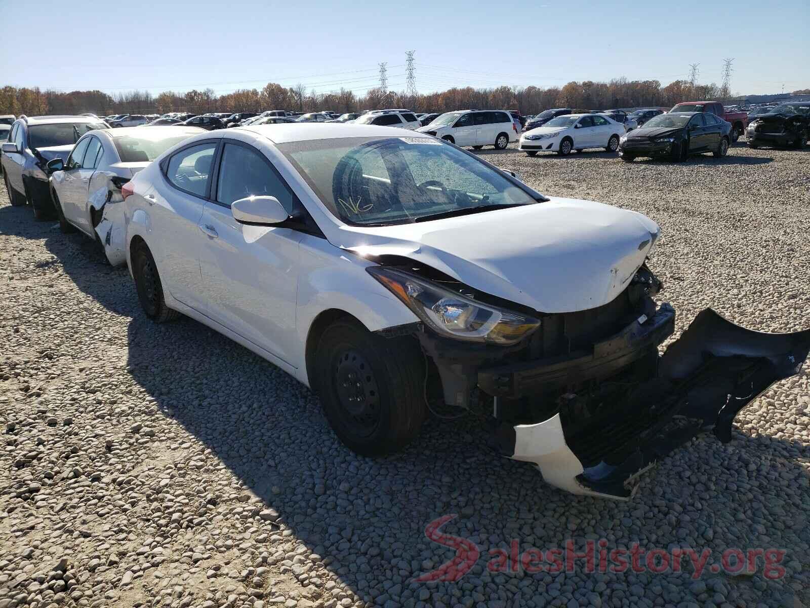 5NPDH4AE4GH706798 2016 HYUNDAI ELANTRA