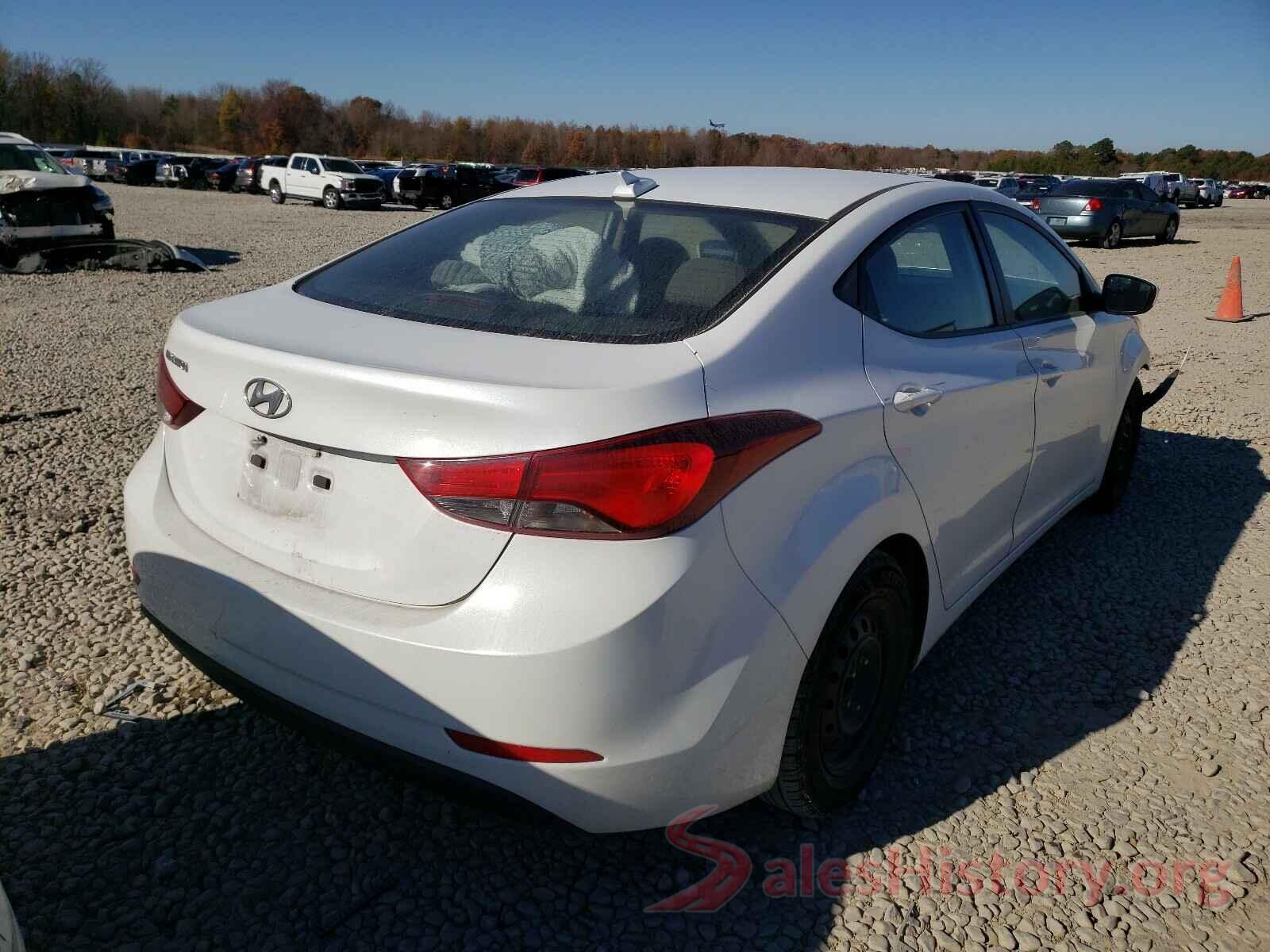 5NPDH4AE4GH706798 2016 HYUNDAI ELANTRA