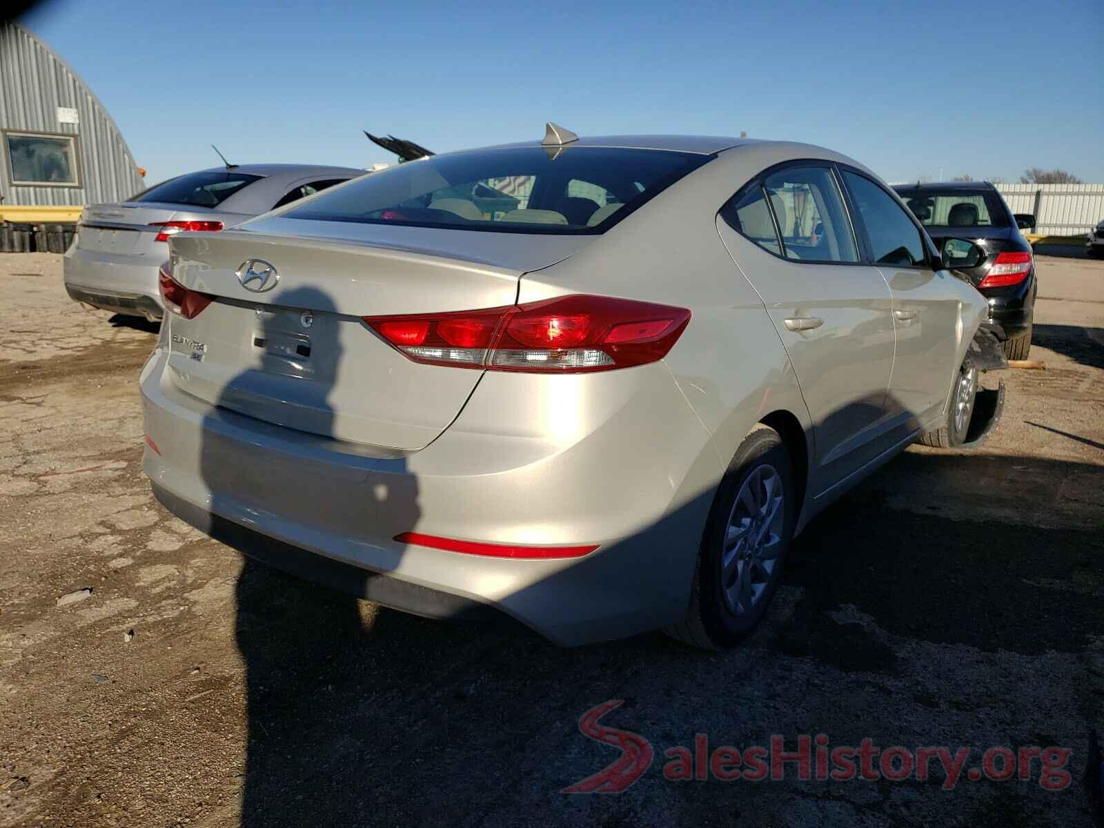 KMHD74LF2HU408536 2017 HYUNDAI ELANTRA