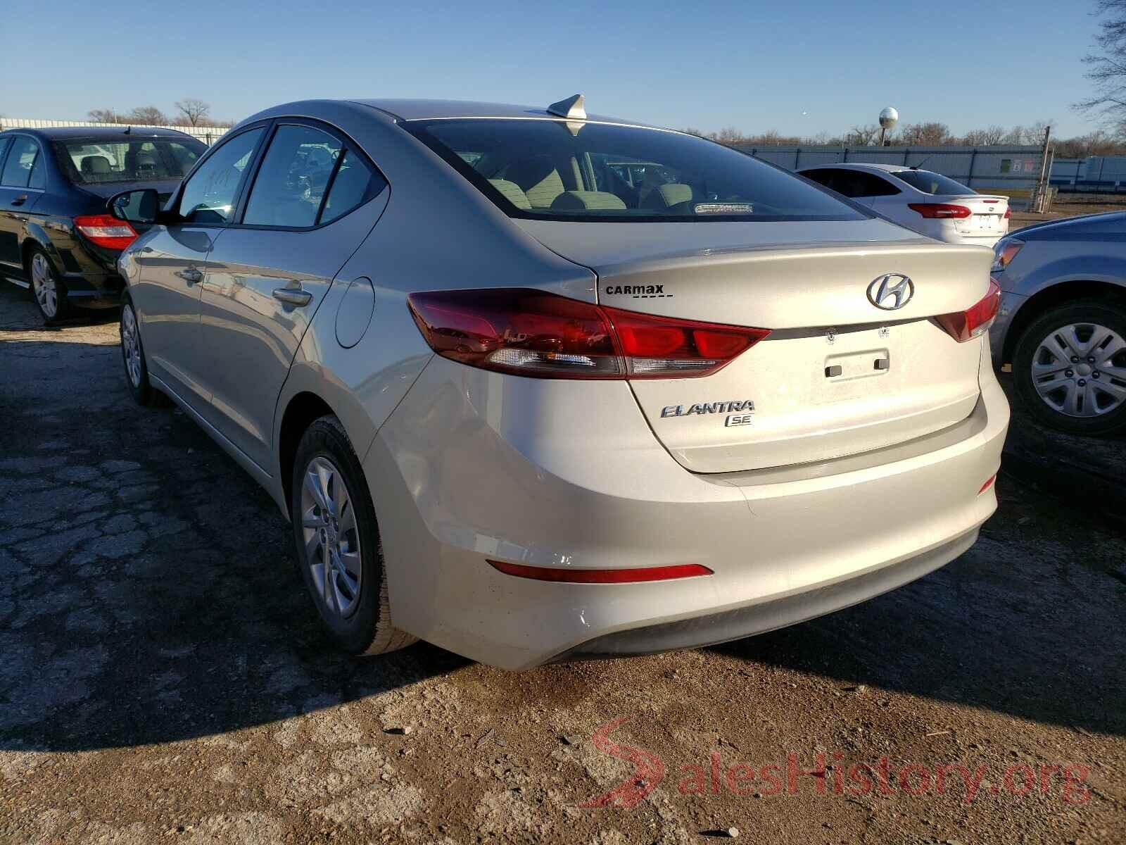 KMHD74LF2HU408536 2017 HYUNDAI ELANTRA