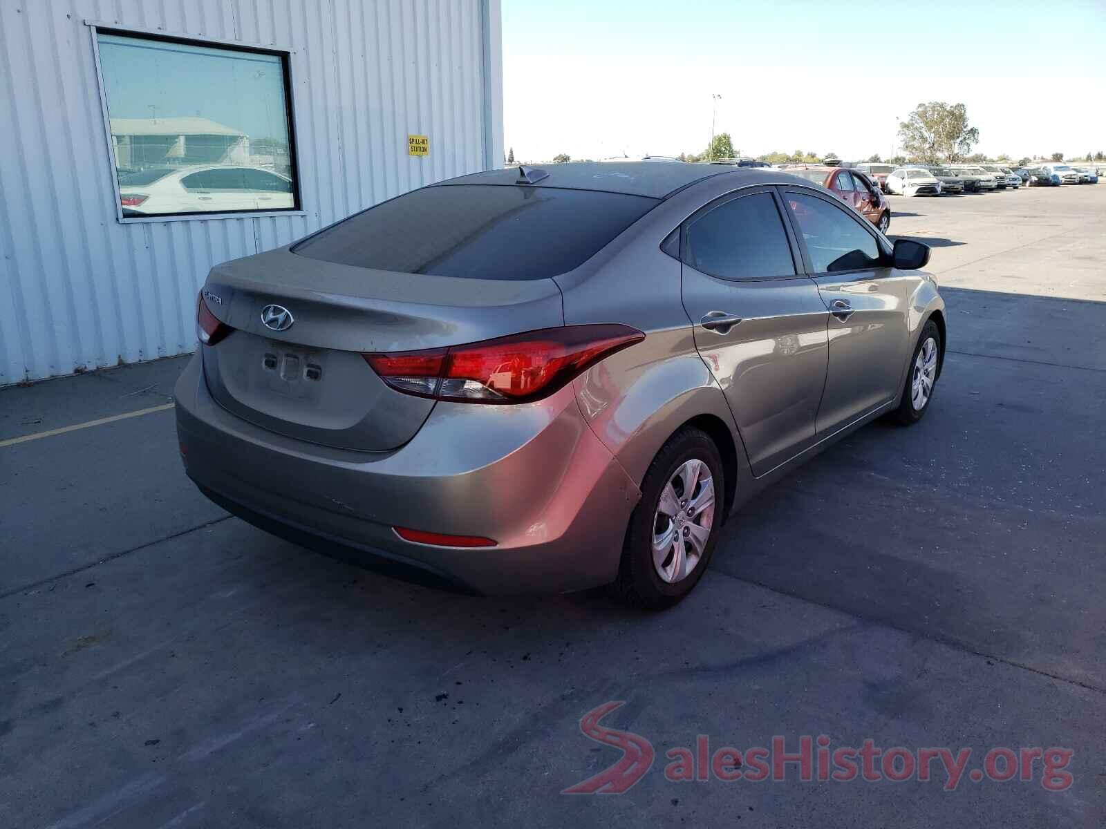 5NPDH4AE8GH716878 2016 HYUNDAI ELANTRA