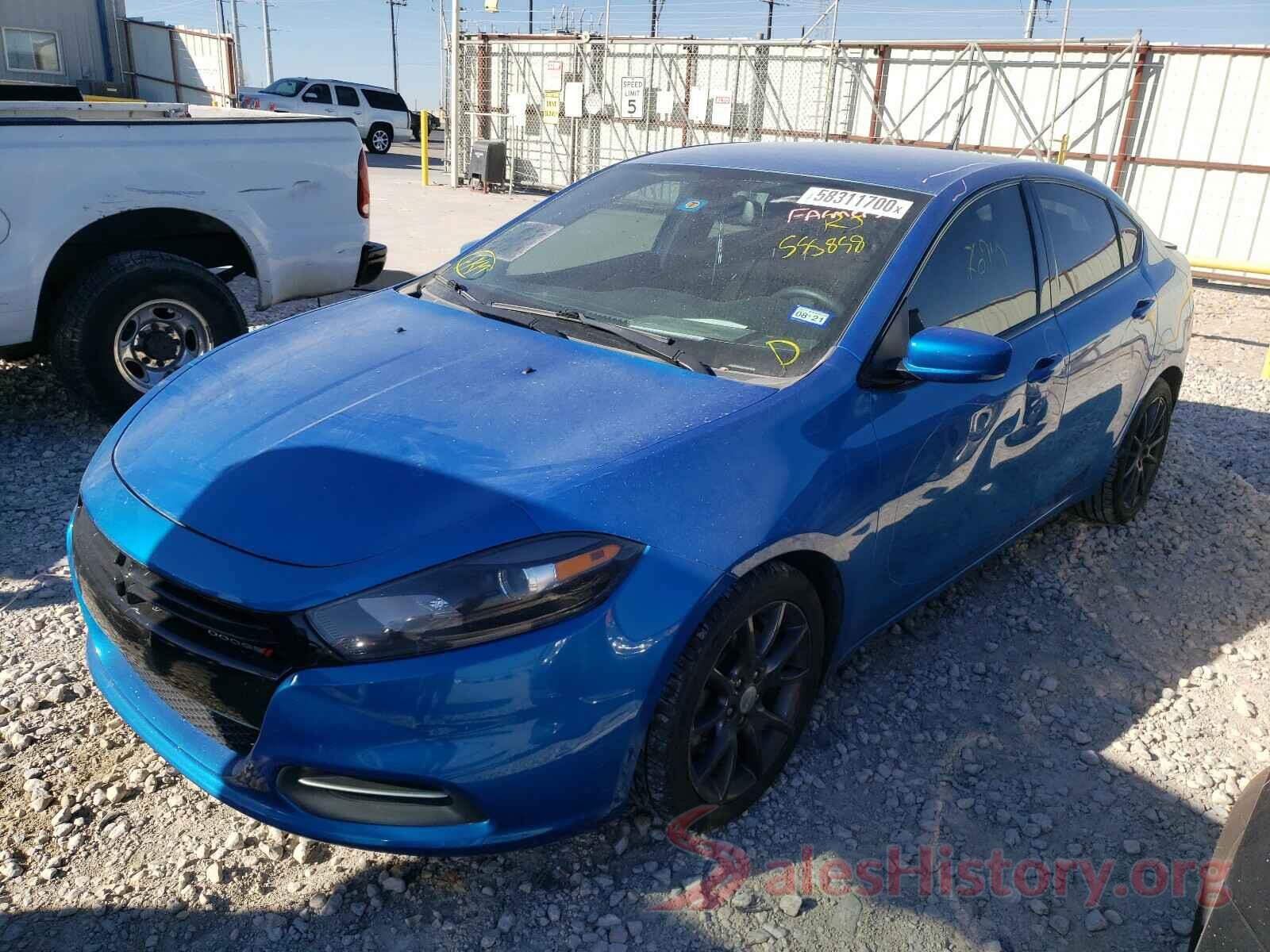 1C3CDFAA4GD555858 2016 DODGE DART