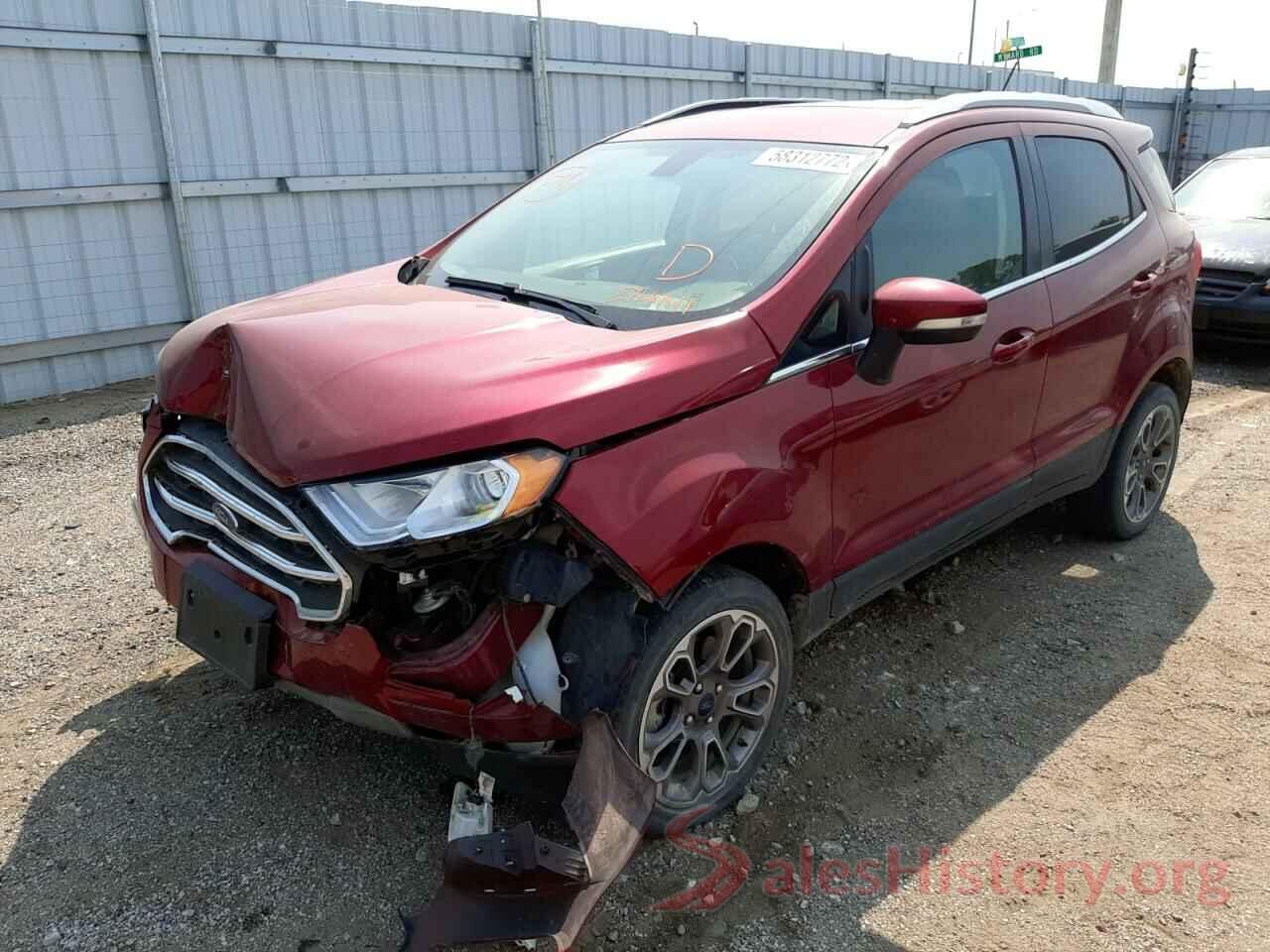 MAJ6S3KLXKC274441 2019 FORD ECOSPORT