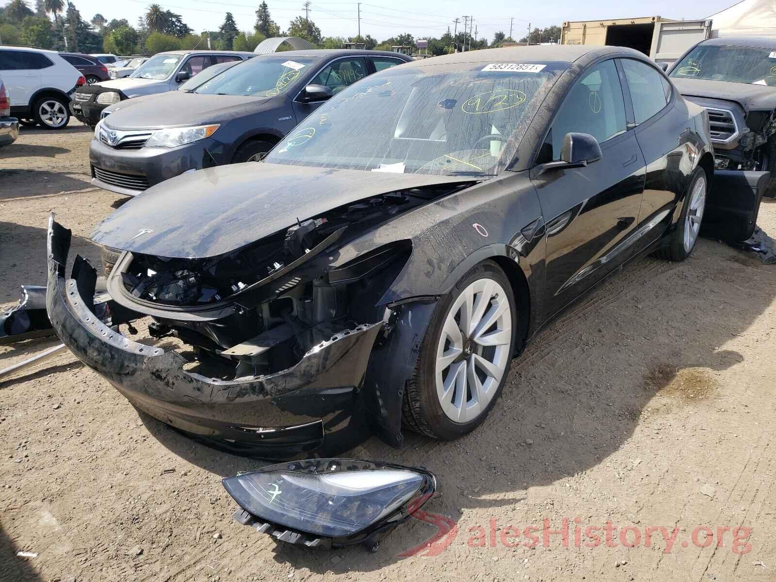 5YJ3E1EA8MF878028 2021 TESLA MODEL 3