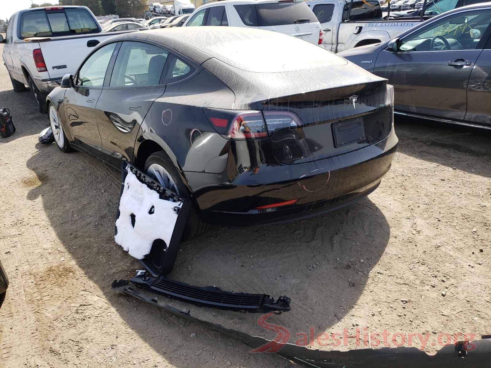 5YJ3E1EA8MF878028 2021 TESLA MODEL 3