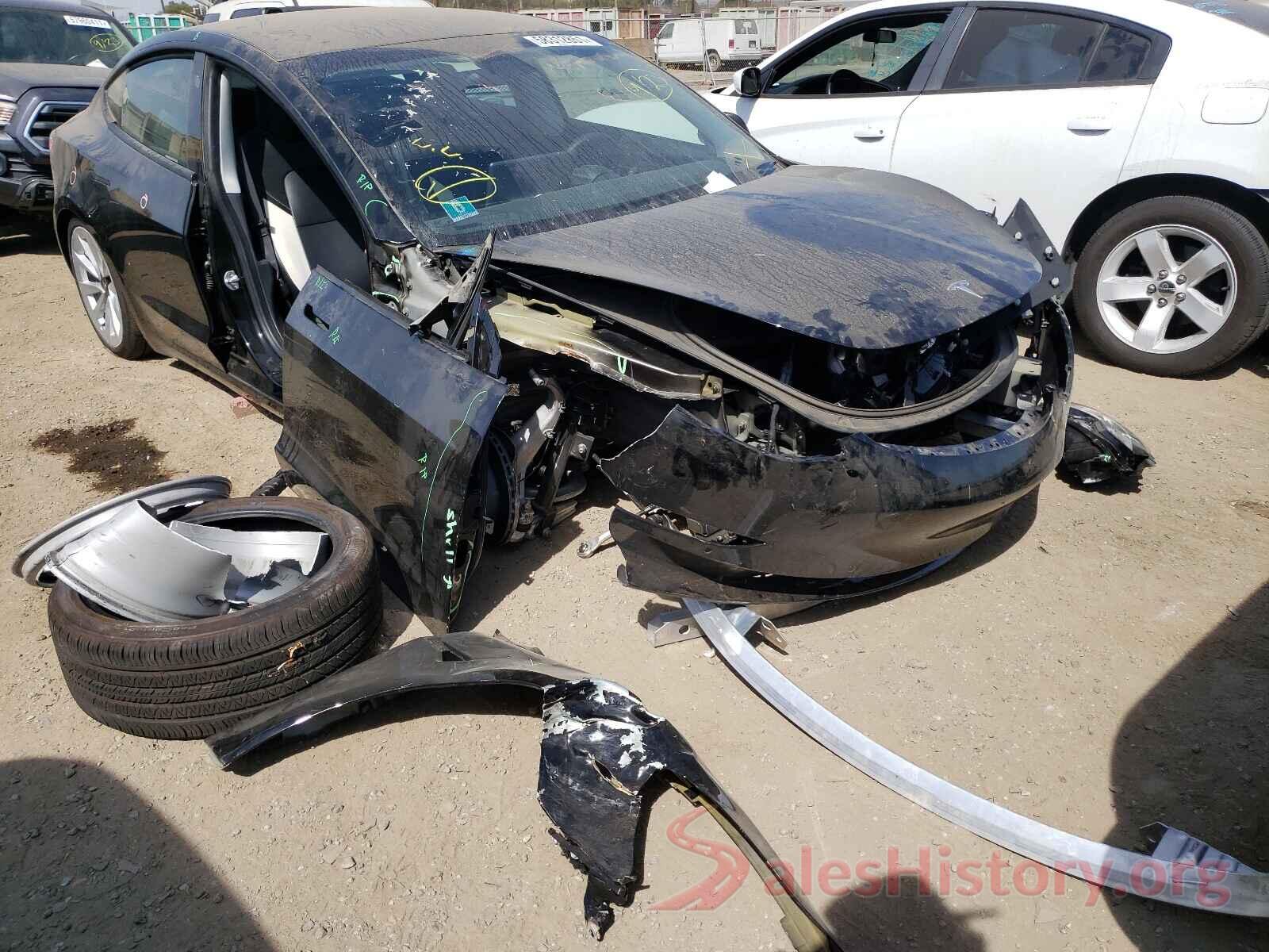 5YJ3E1EA8MF878028 2021 TESLA MODEL 3