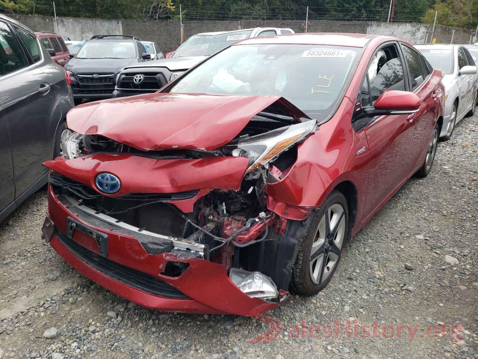 JTDKARFU2H3530050 2017 TOYOTA PRIUS