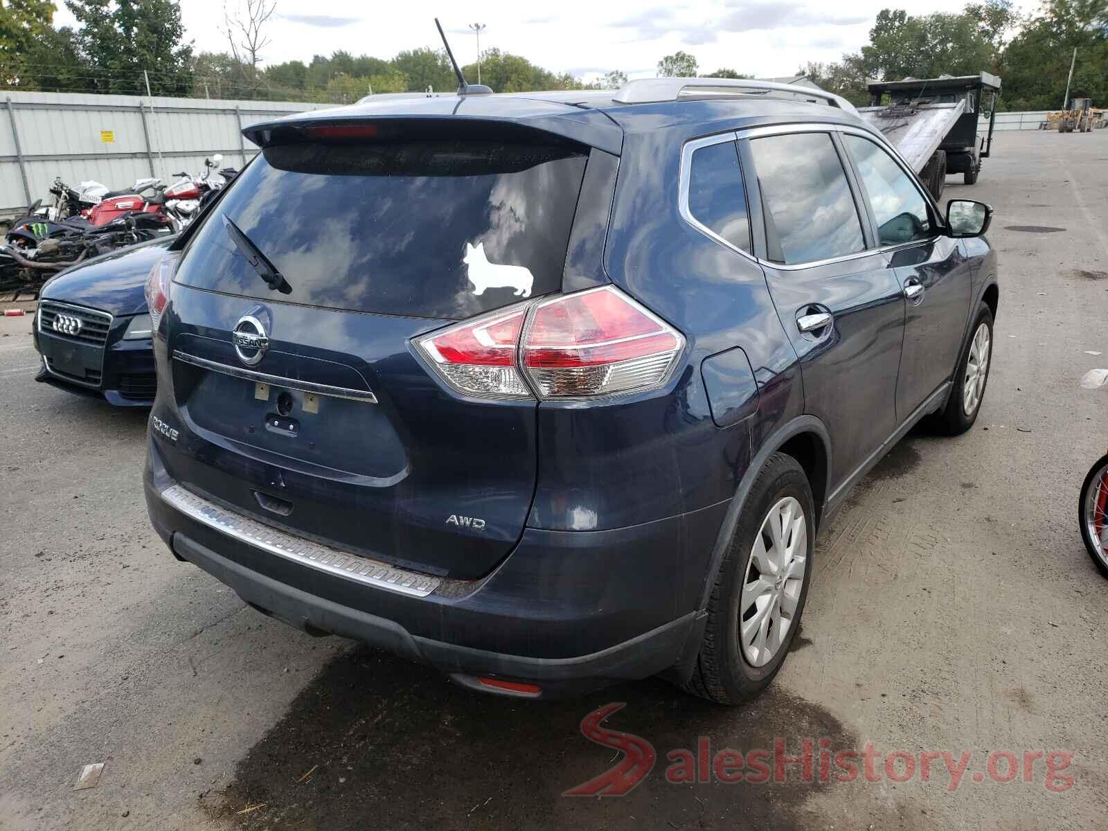 KNMAT2MV3GP720083 2016 NISSAN ROGUE