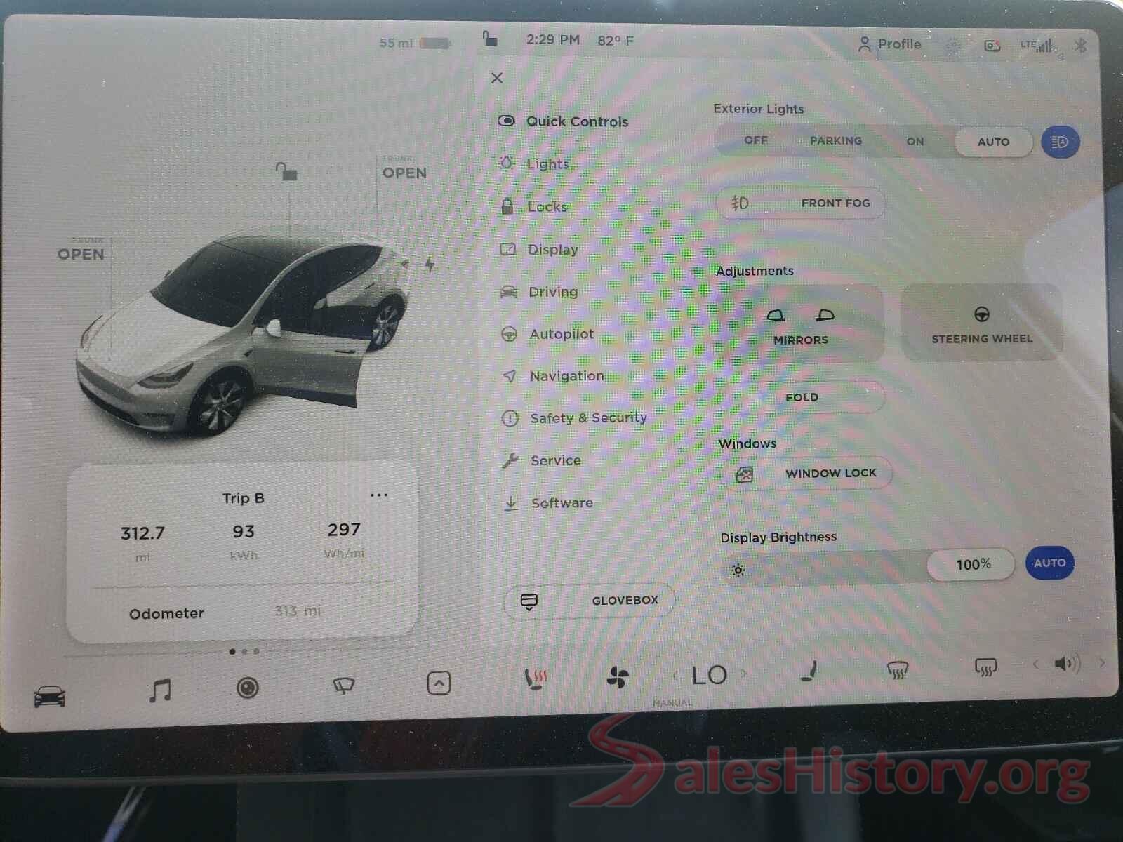 5YJYGDEE3MF255761 2021 TESLA MODEL Y