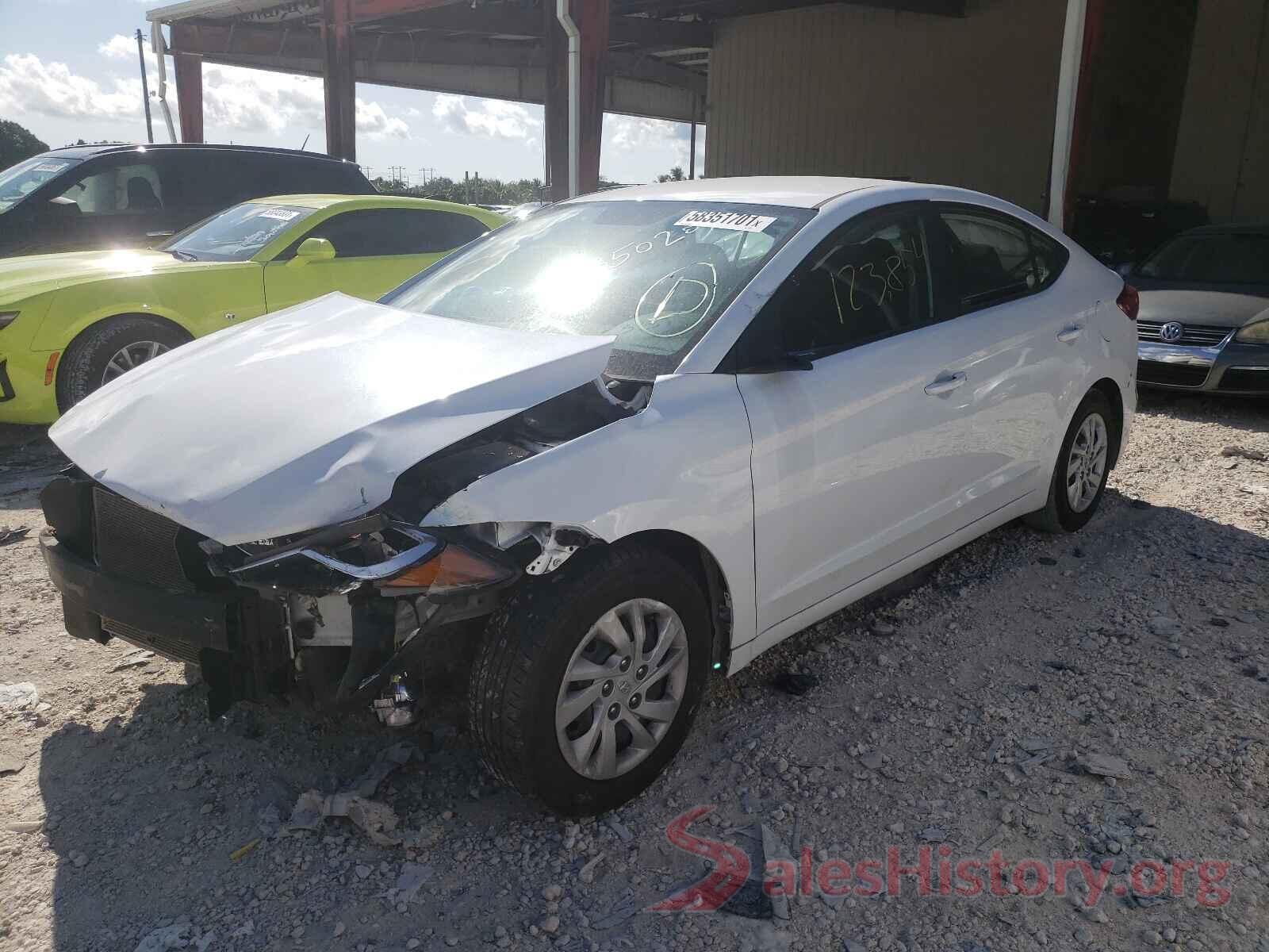 5NPD74LF1JH350200 2018 HYUNDAI ELANTRA