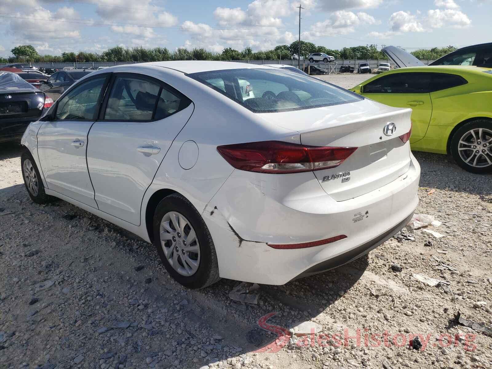 5NPD74LF1JH350200 2018 HYUNDAI ELANTRA