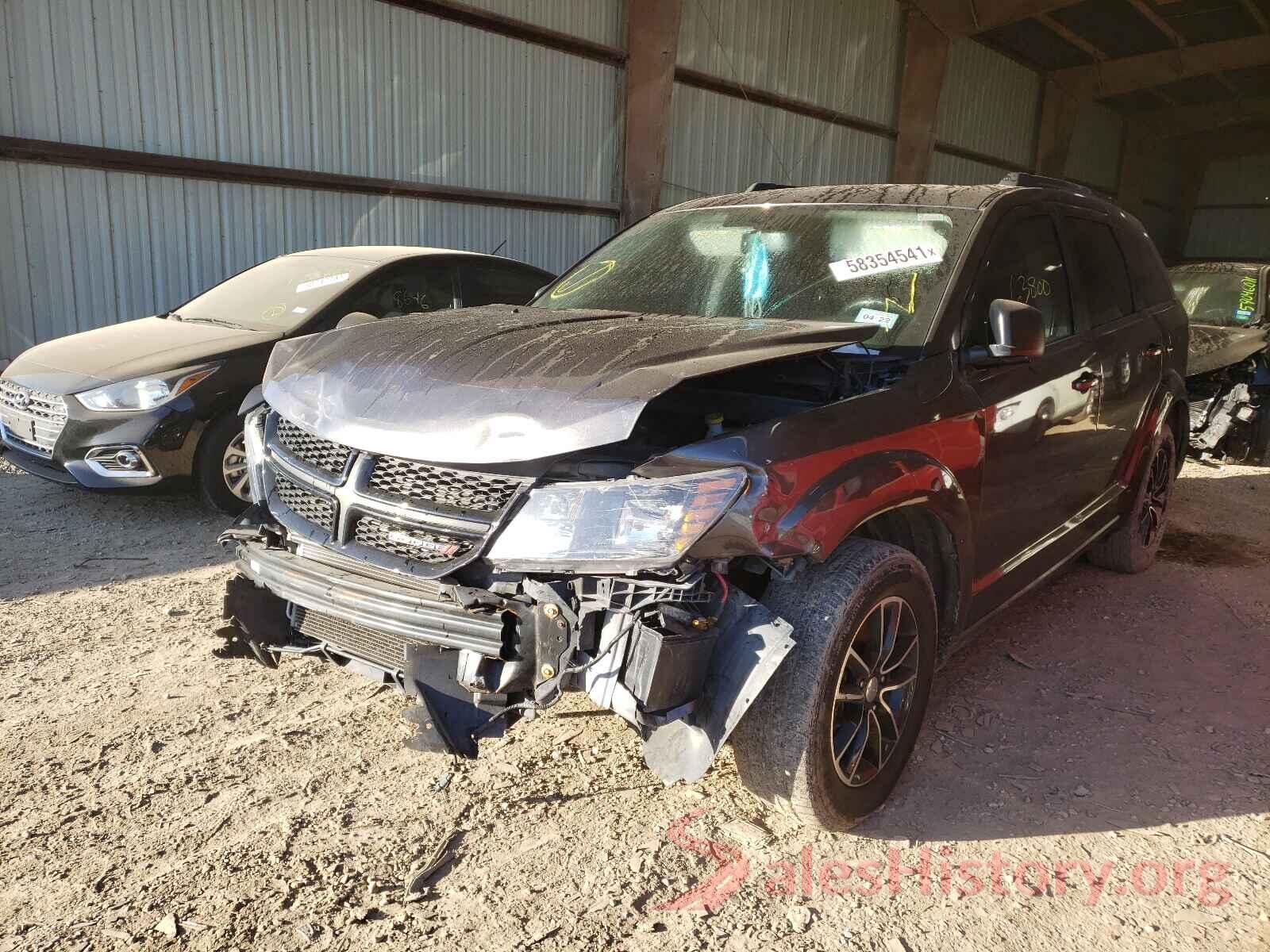 3C4PDCABXHT634077 2017 DODGE JOURNEY