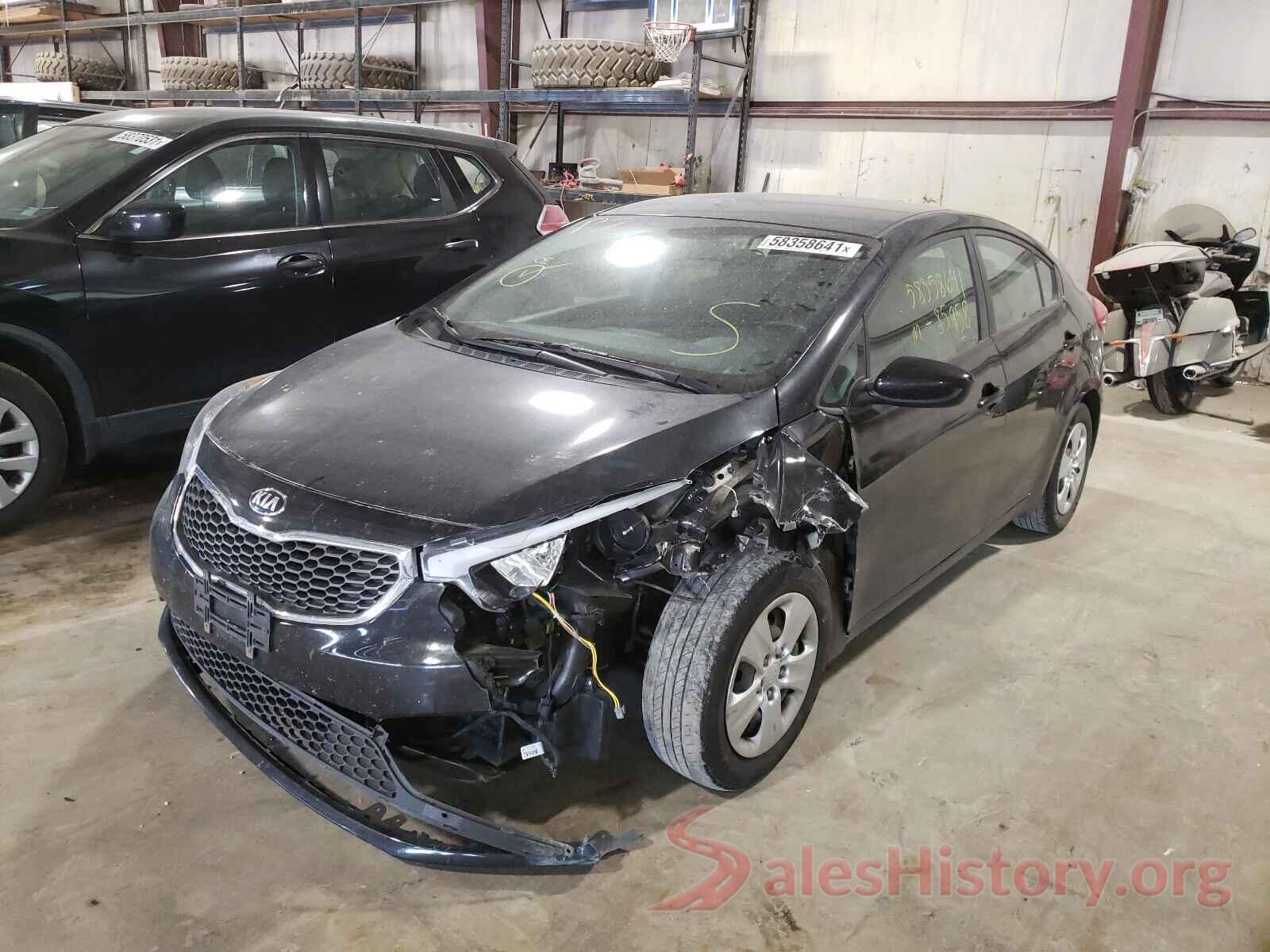 KNAFK4A64G5571595 2016 KIA FORTE