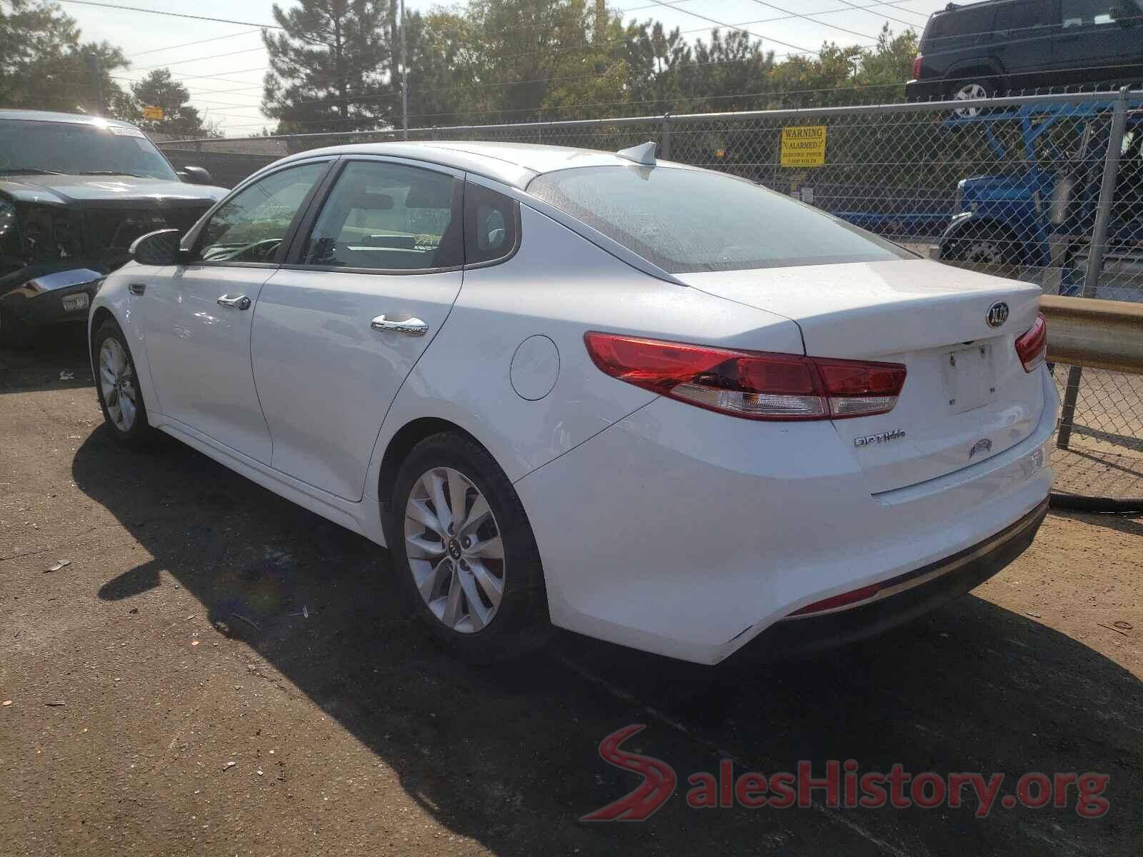 5XXGT4L37GG059543 2016 KIA OPTIMA