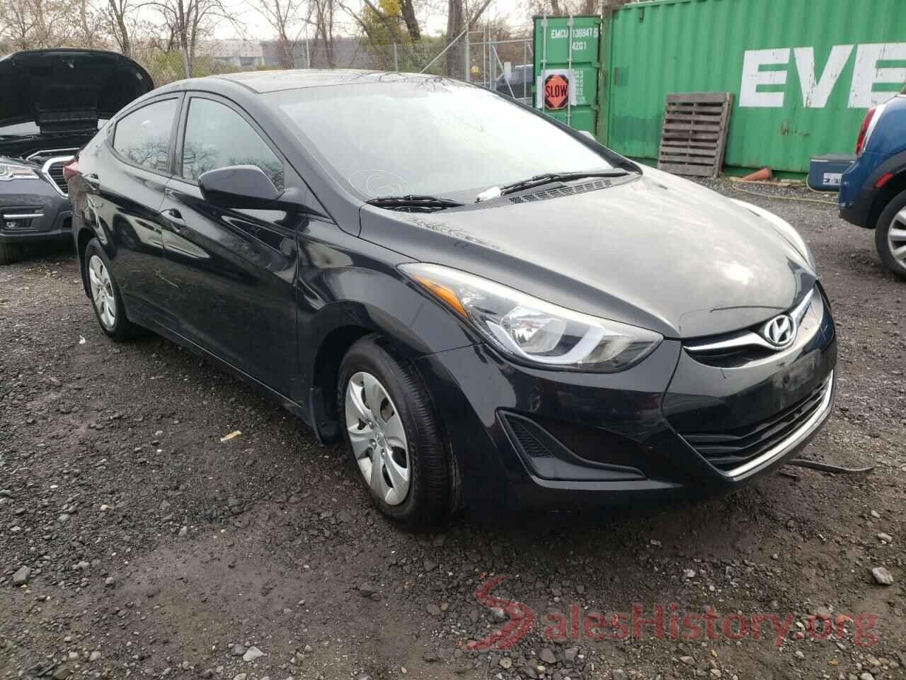 5NPDH4AE5GH759896 2016 HYUNDAI ELANTRA