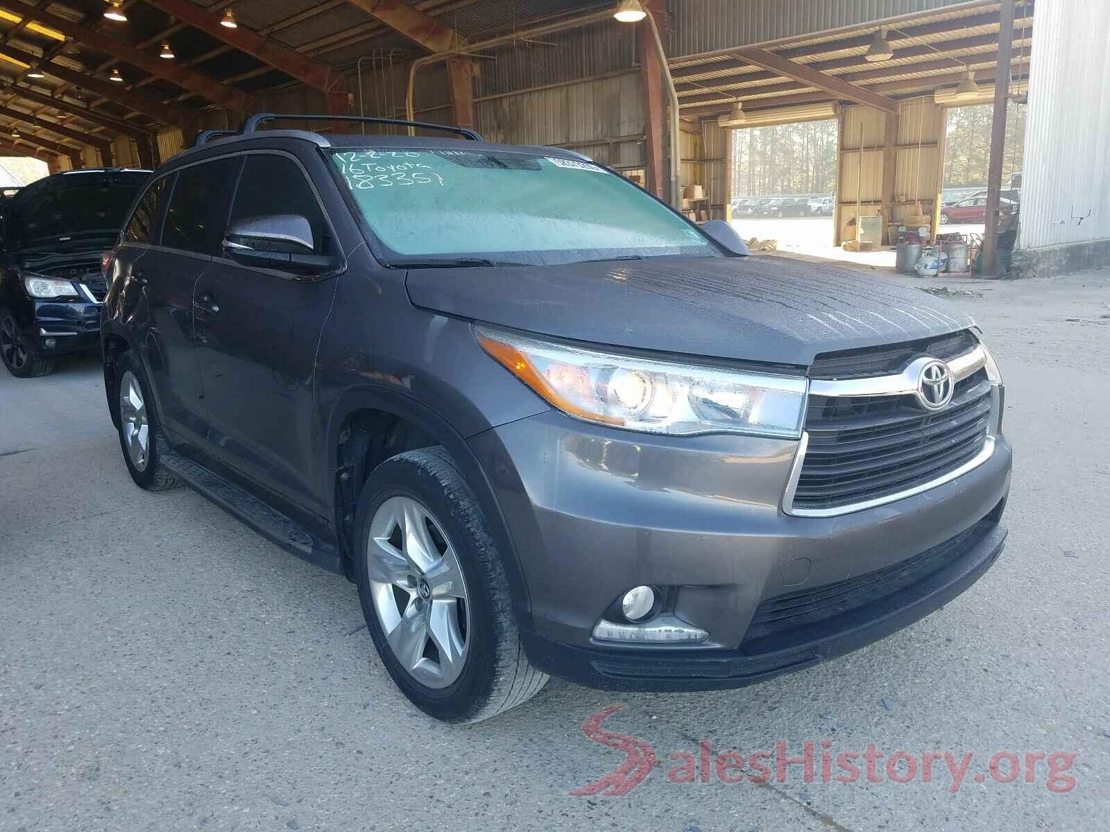 5TDYKRFH1GS183351 2016 TOYOTA HIGHLANDER