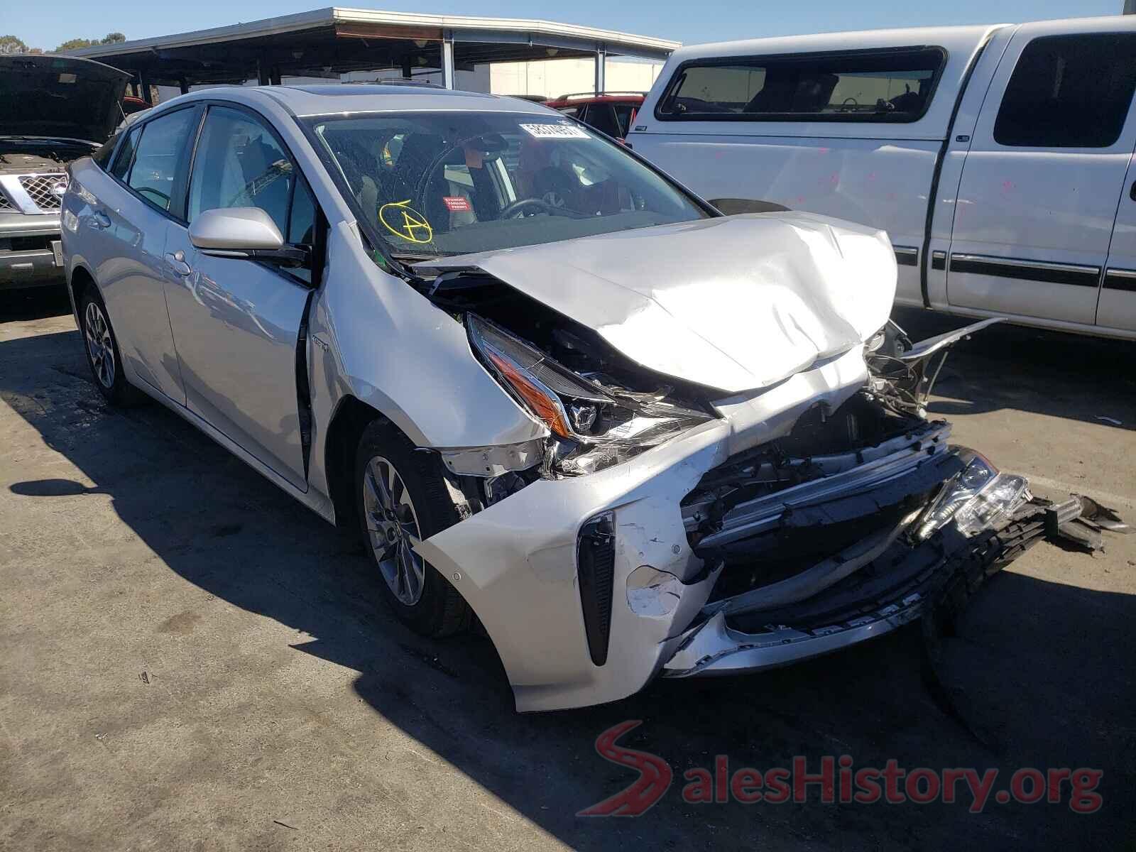 JTDKARFU0K3079949 2019 TOYOTA PRIUS