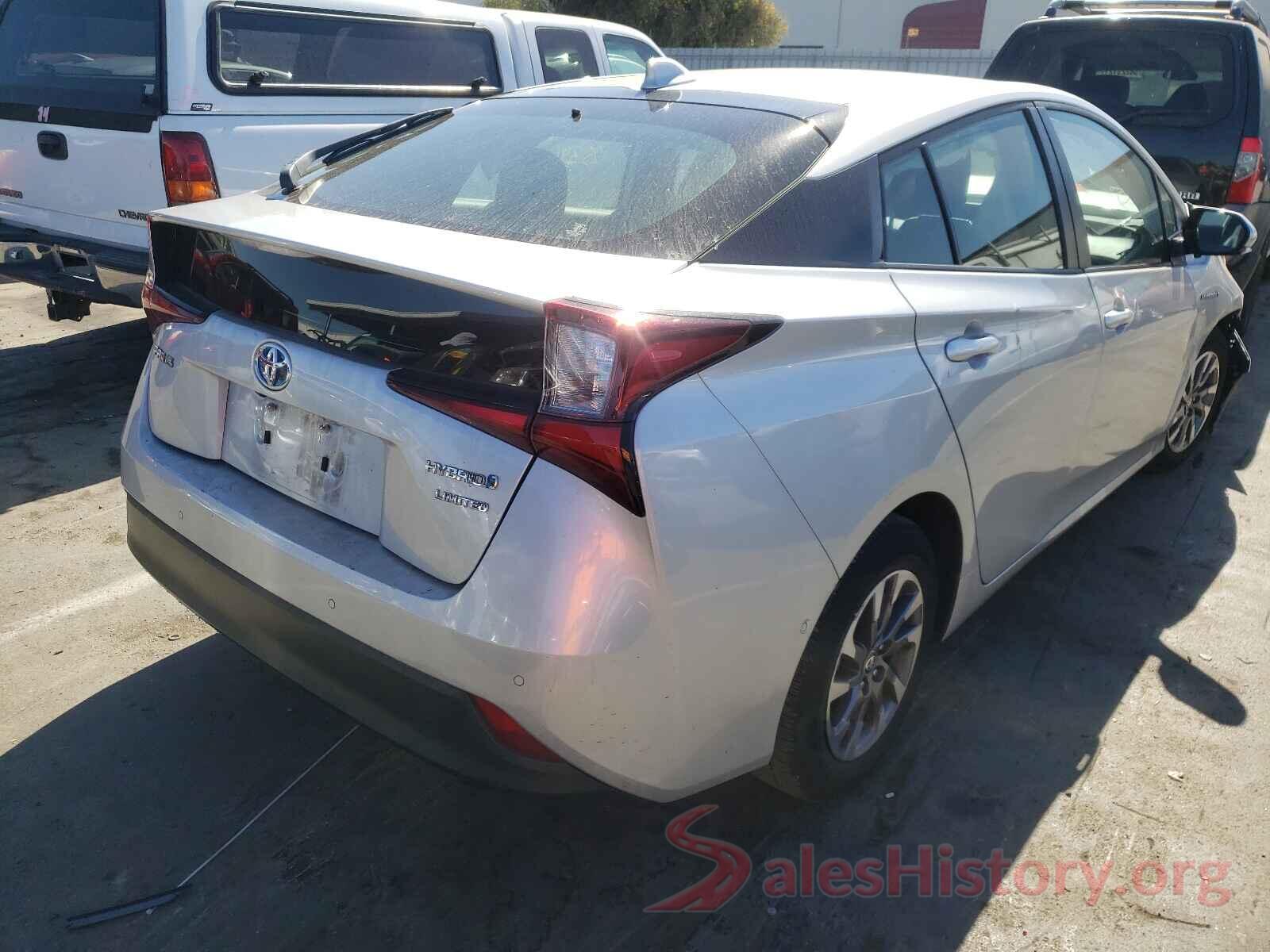 JTDKARFU0K3079949 2019 TOYOTA PRIUS