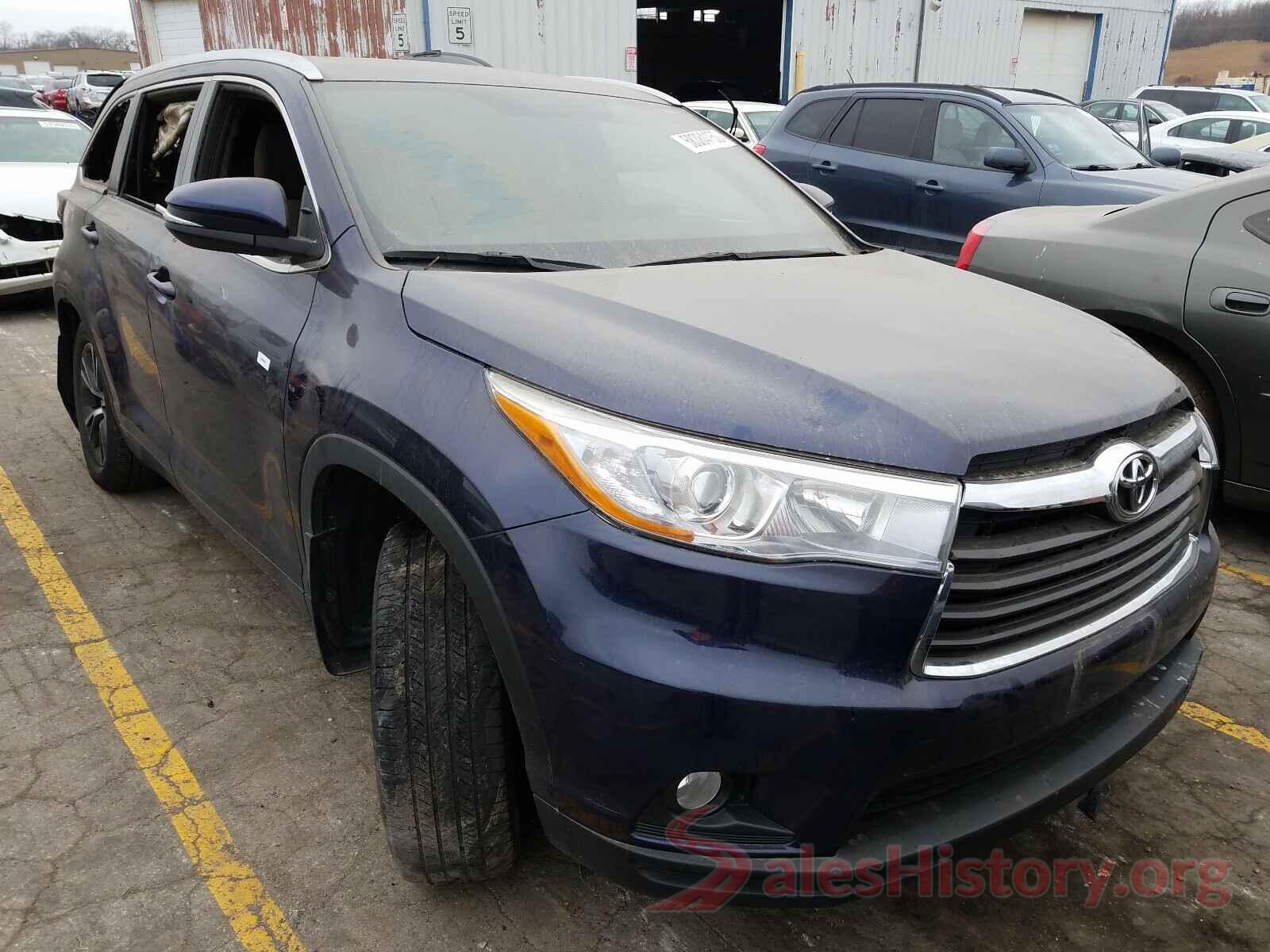 5TDJKRFH2GS342587 2016 TOYOTA HIGHLANDER