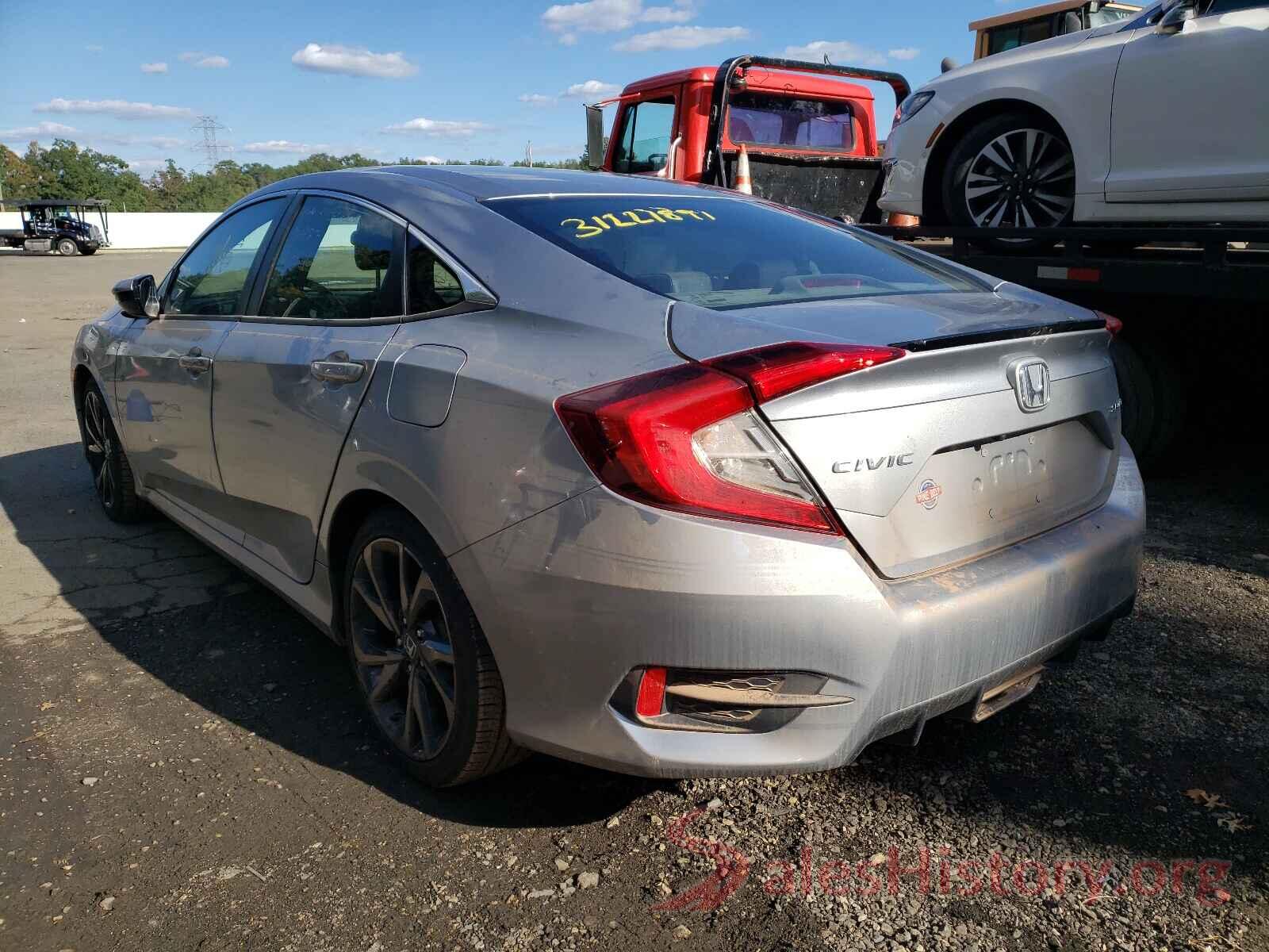 2HGFC2F82KH535390 2019 HONDA CIVIC