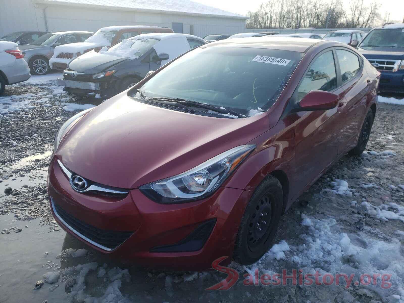 5NPDH4AEXGH762924 2016 HYUNDAI ELANTRA