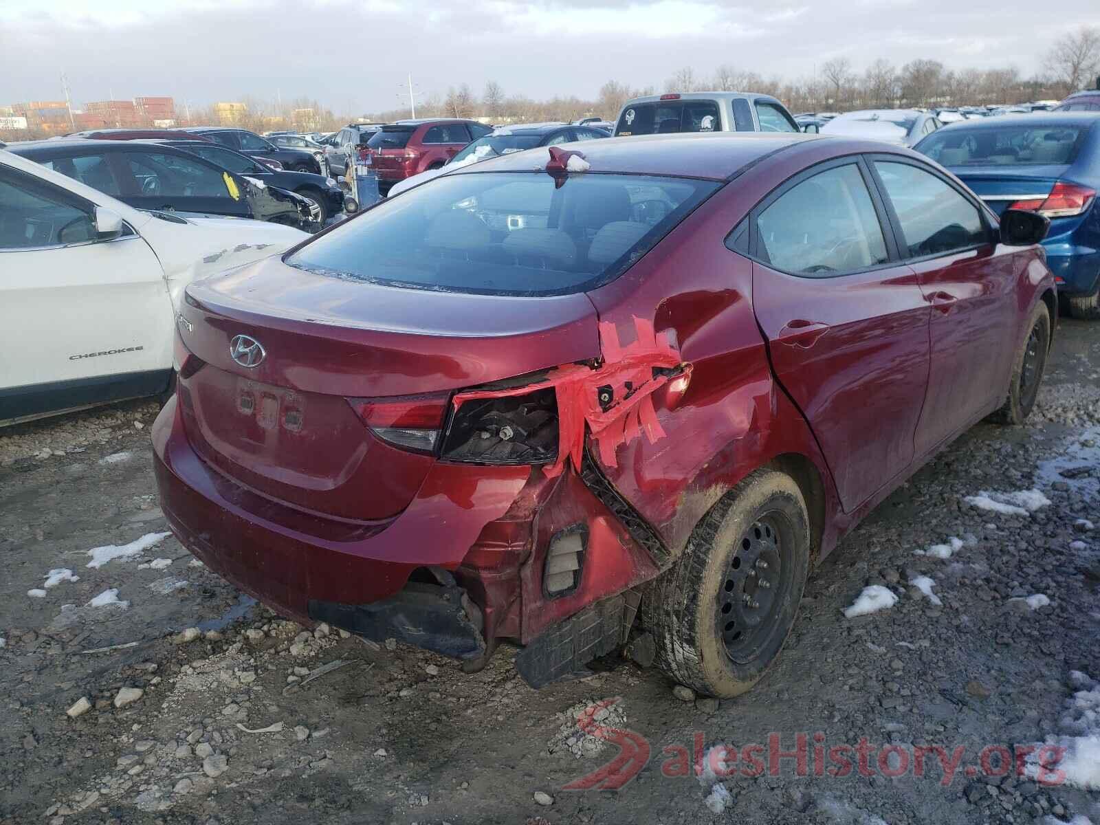 5NPDH4AEXGH762924 2016 HYUNDAI ELANTRA