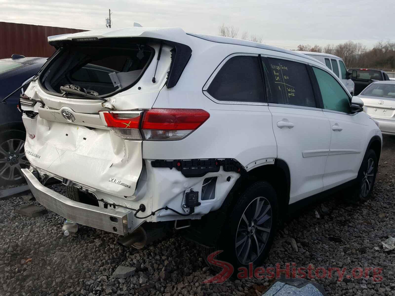 5TDJZRFH0KS997867 2019 TOYOTA HIGHLANDER