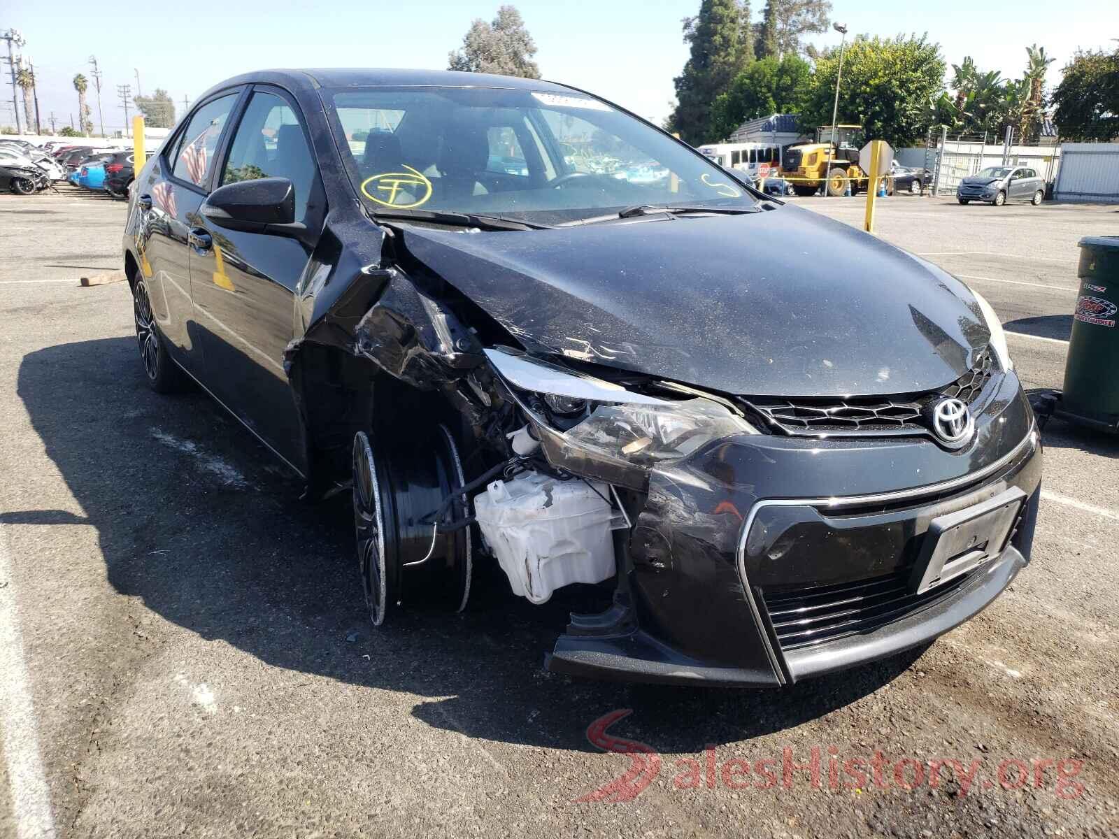 5YFBURHE6GP412165 2016 TOYOTA COROLLA