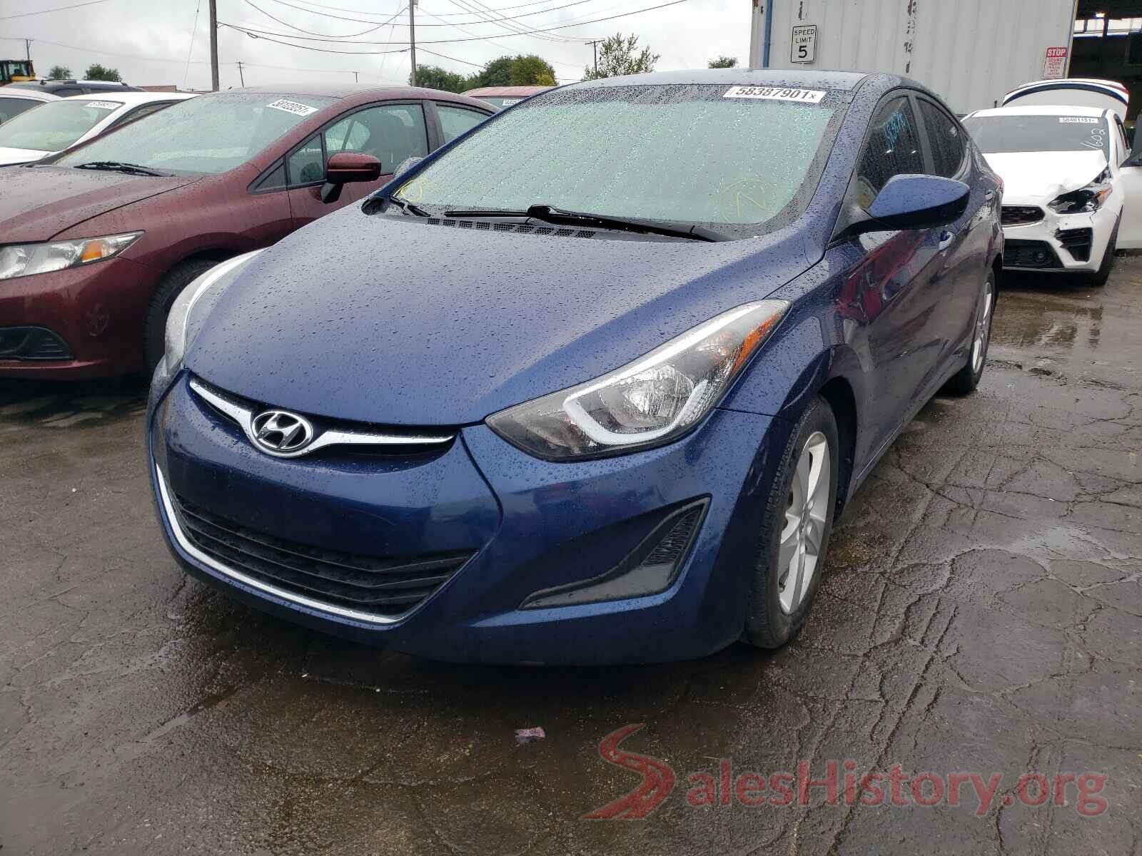 5NPDH4AE2GH705245 2016 HYUNDAI ELANTRA