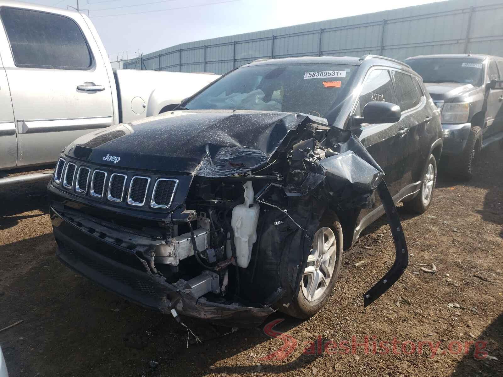 3C4NJCAB3LT121665 2020 JEEP COMPASS