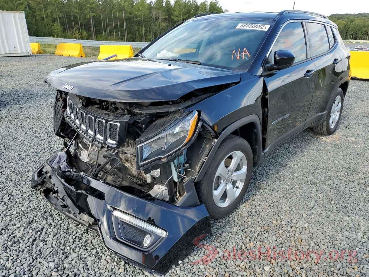 3C4NJCBB2LT153134 2020 JEEP COMPASS