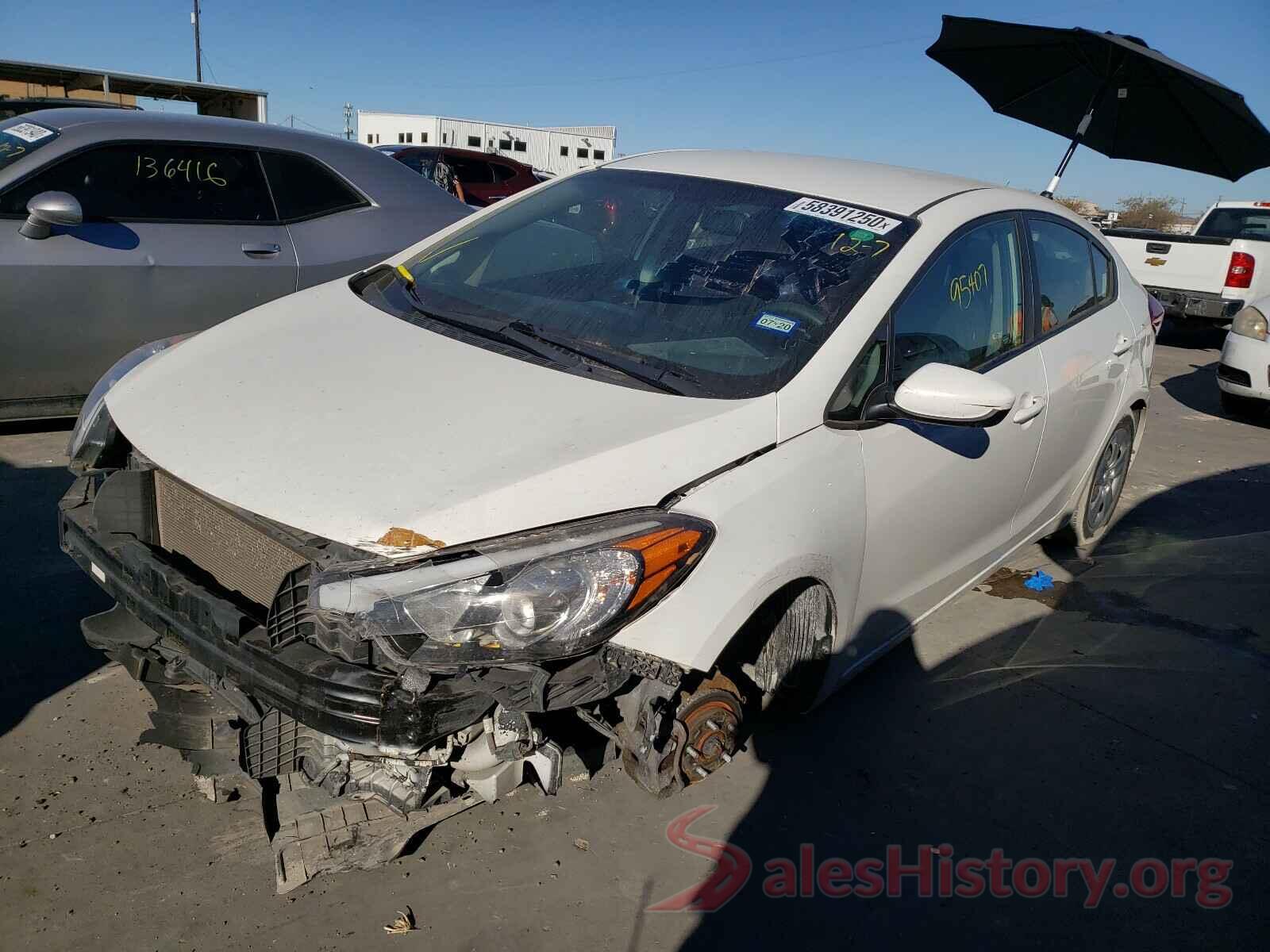 KNAFK4A63G5606594 2016 KIA FORTE