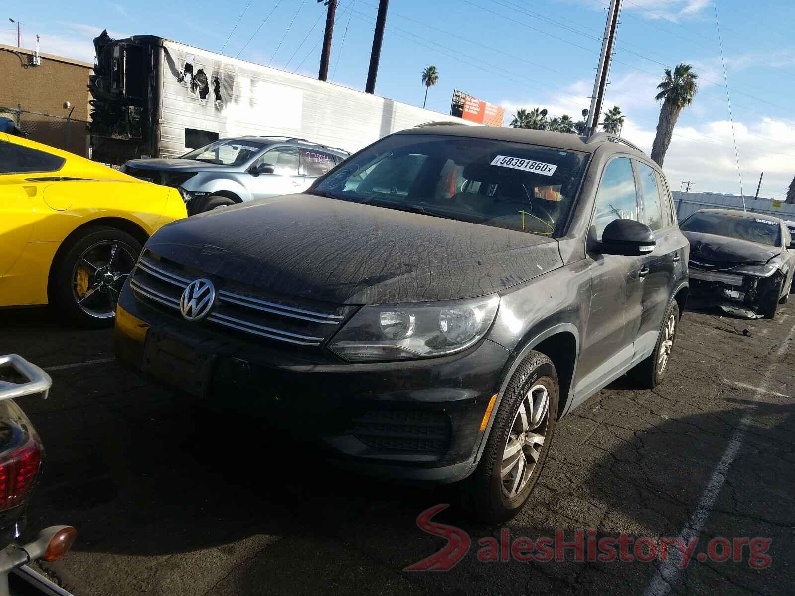 WVGAV7AX4GW611386 2016 VOLKSWAGEN TIGUAN