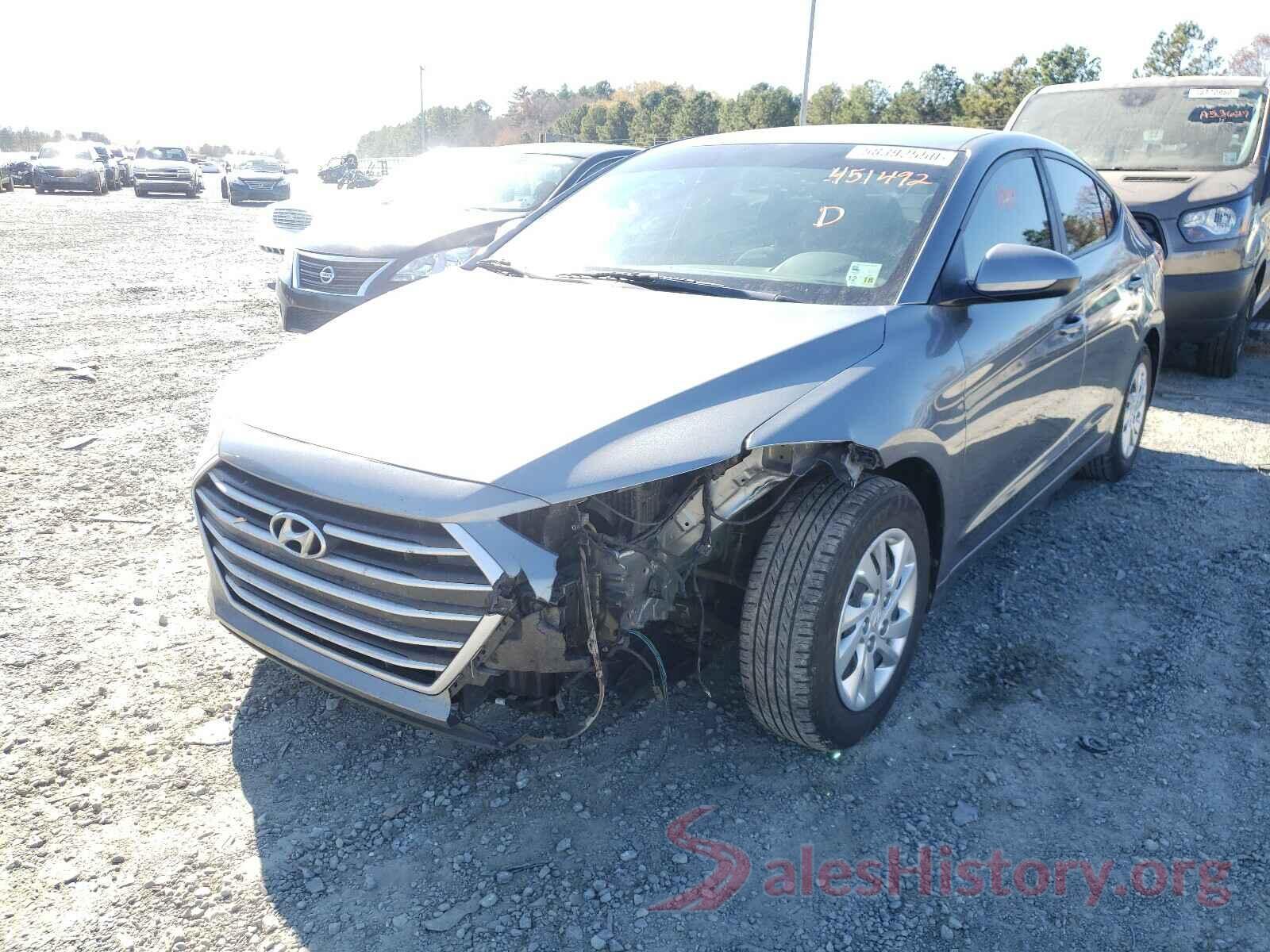 KMHD74LF6JU451492 2018 HYUNDAI ELANTRA