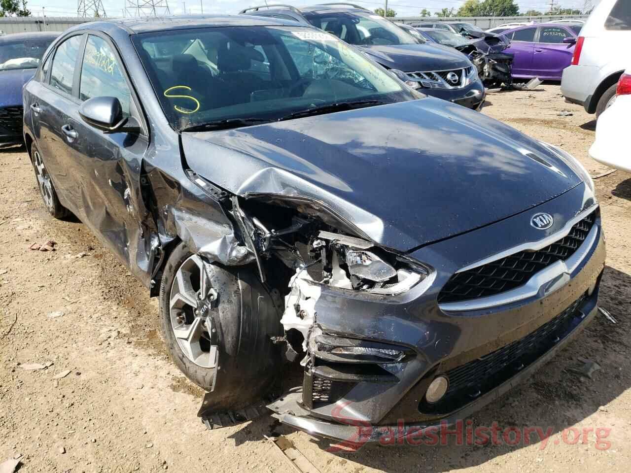 3KPF24AD9LE184346 2020 KIA FORTE