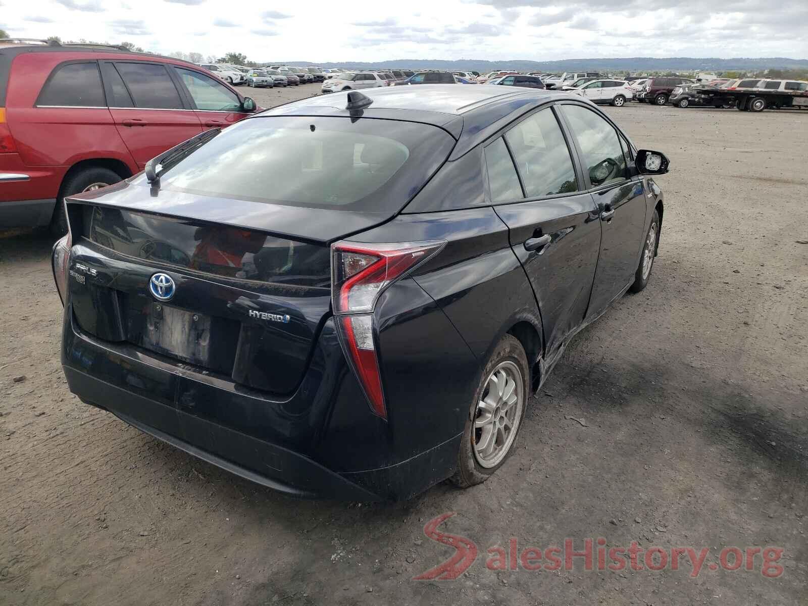 JTDKBRFU9H3551376 2017 TOYOTA PRIUS