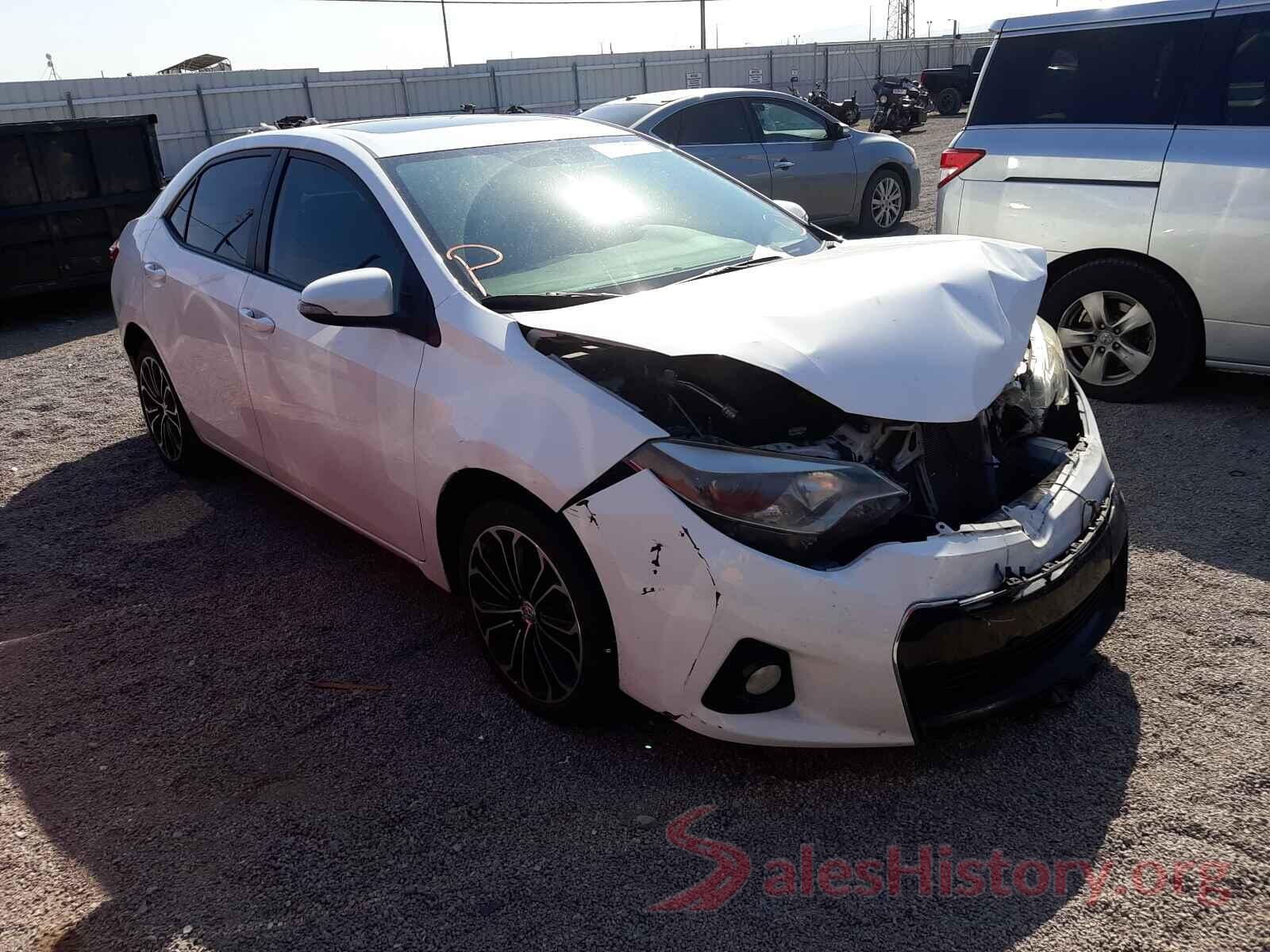 5YFBURHE2GP392626 2016 TOYOTA COROLLA