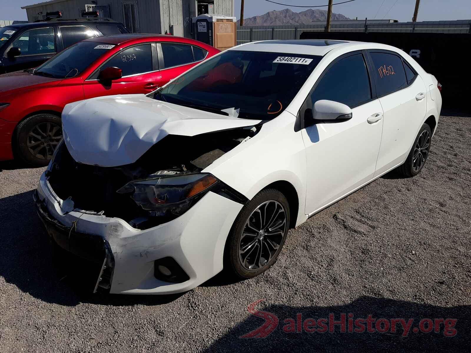 5YFBURHE2GP392626 2016 TOYOTA COROLLA