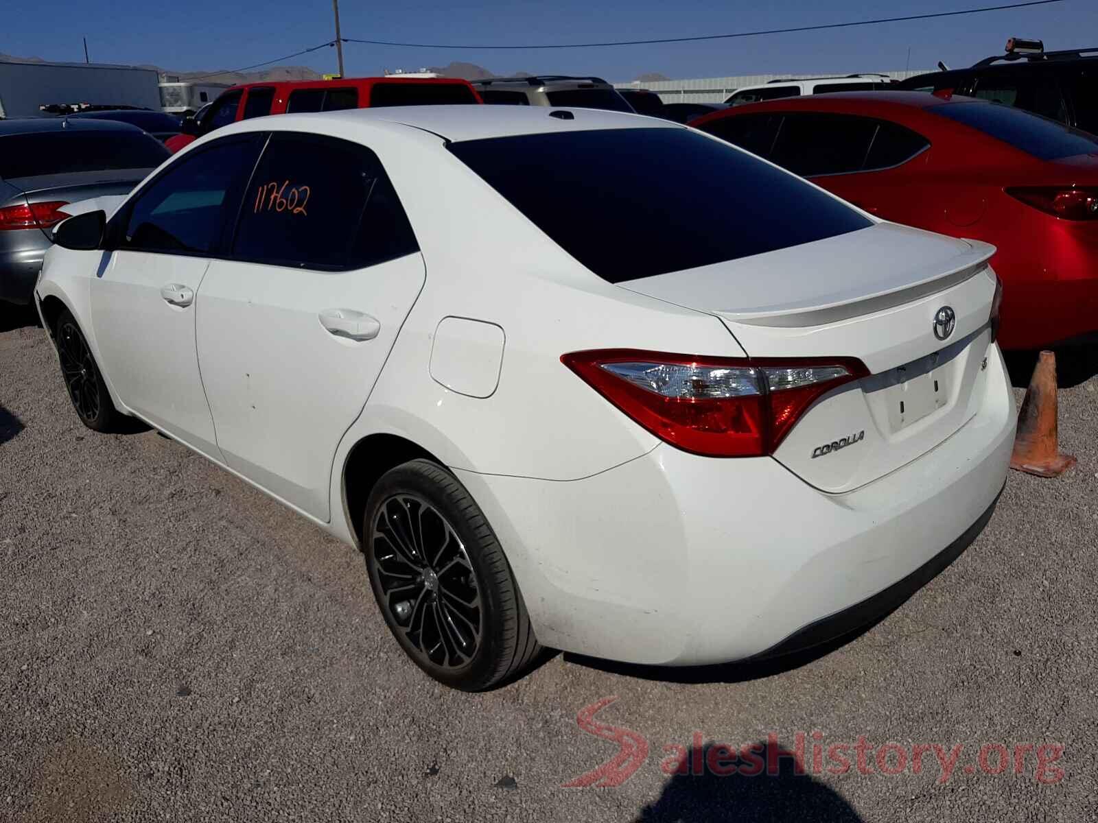 5YFBURHE2GP392626 2016 TOYOTA COROLLA