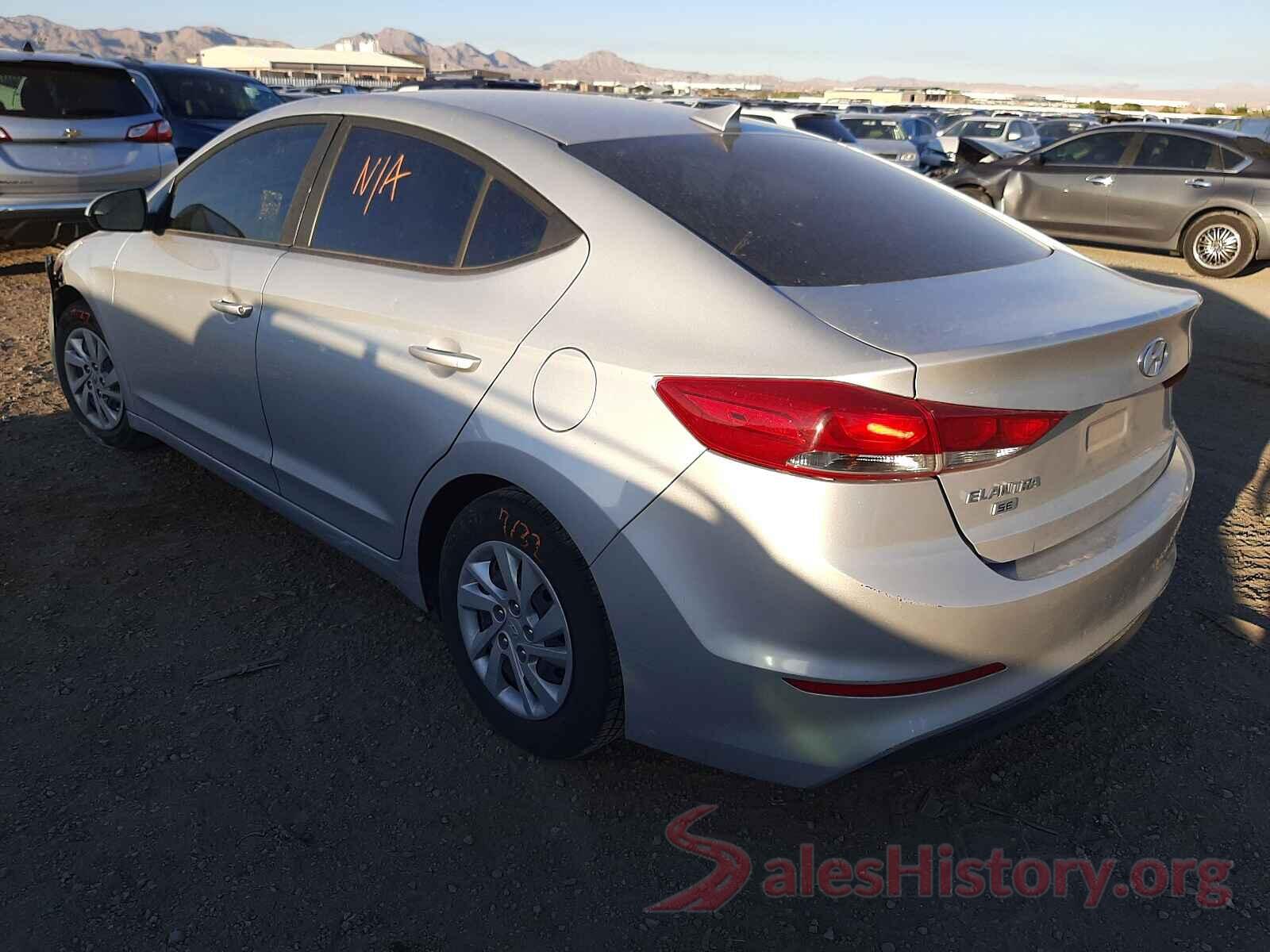 5NPD74LF7HH085843 2017 HYUNDAI ELANTRA