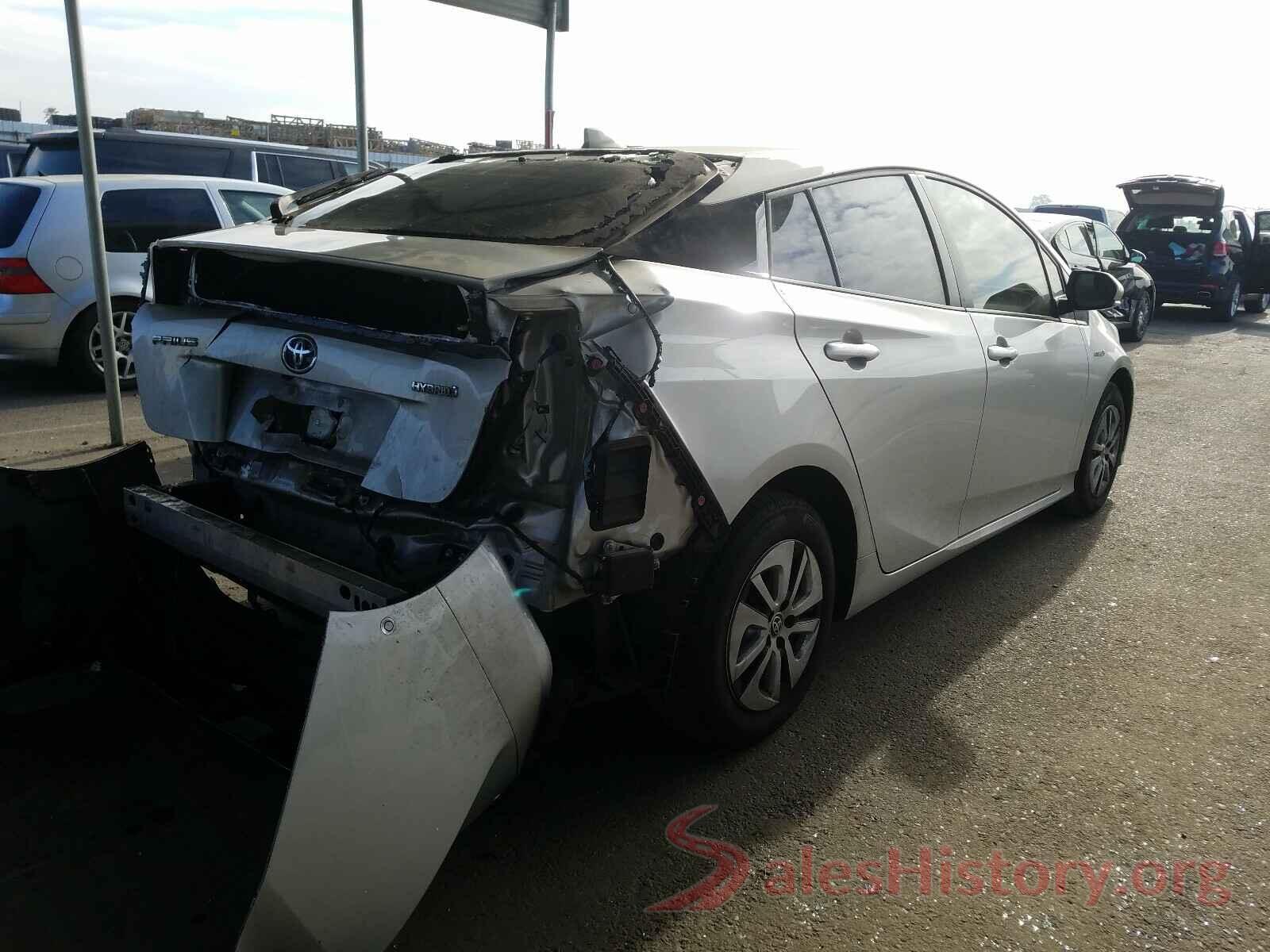 JTDKARFU3H3542708 2017 TOYOTA PRIUS