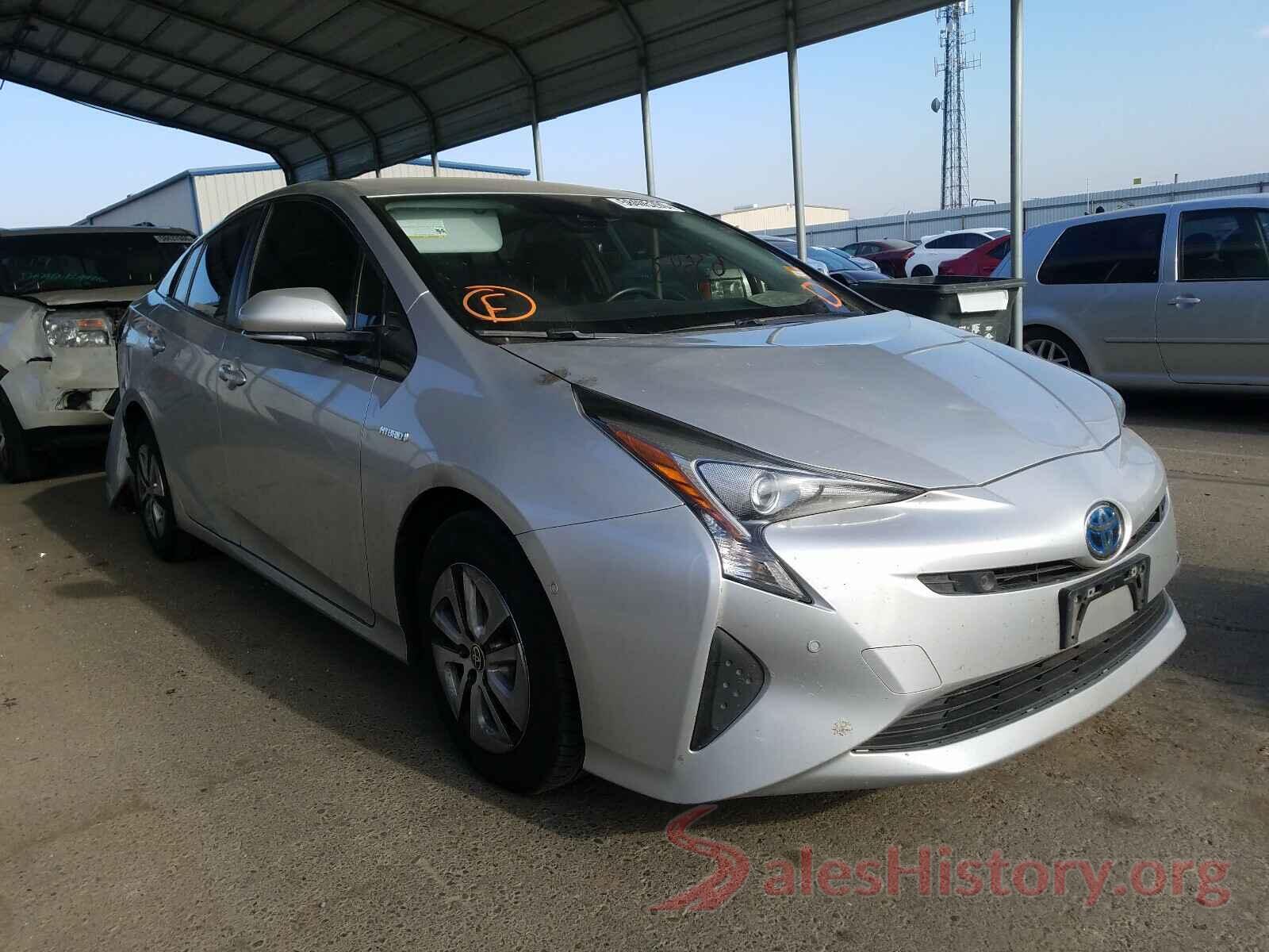 JTDKARFU3H3542708 2017 TOYOTA PRIUS