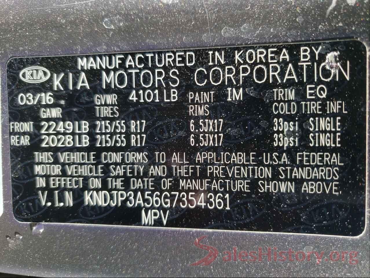 KNDJP3A56G7354361 2016 KIA SOUL