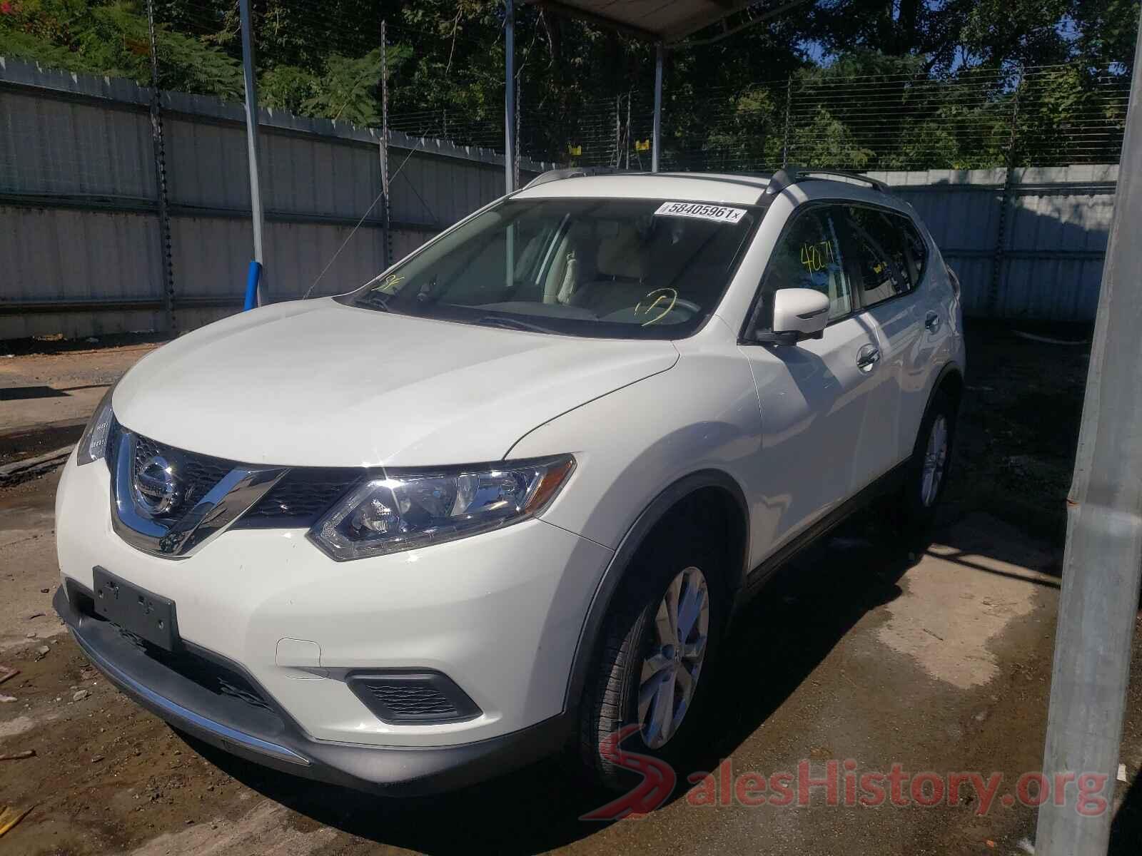 KNMAT2MV8GP621971 2016 NISSAN ROGUE