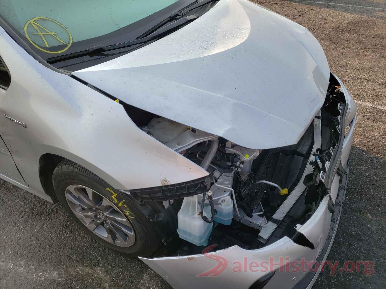 JTDKARFU8K3081027 2019 TOYOTA PRIUS