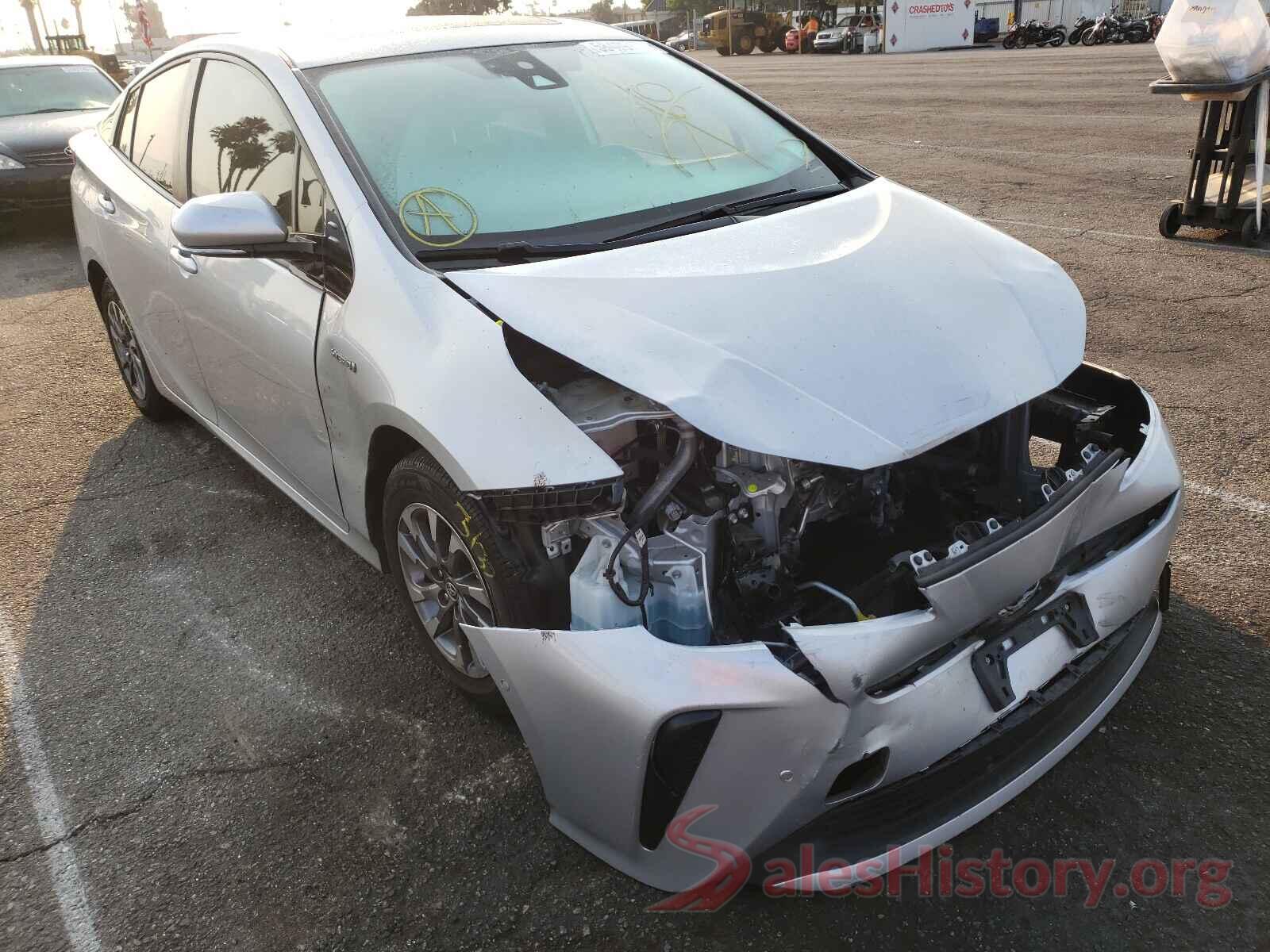 JTDKARFU8K3081027 2019 TOYOTA PRIUS