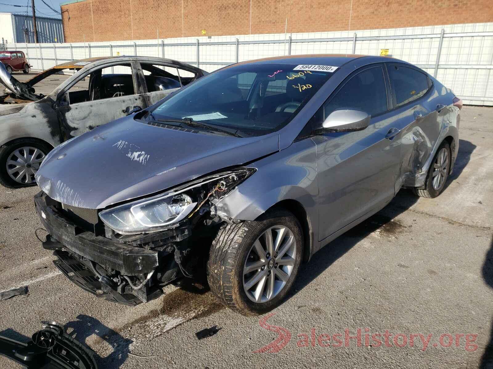 5NPDH4AE5GH736604 2016 HYUNDAI ELANTRA