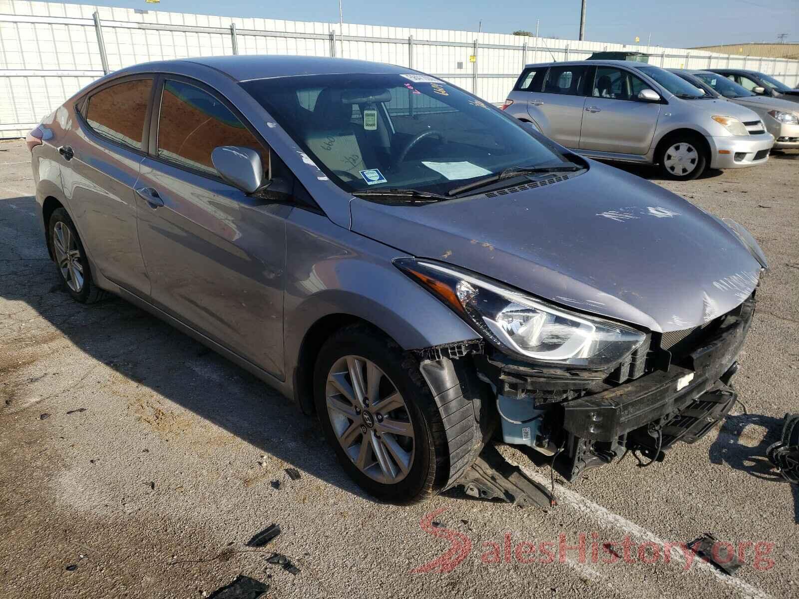 5NPDH4AE5GH736604 2016 HYUNDAI ELANTRA